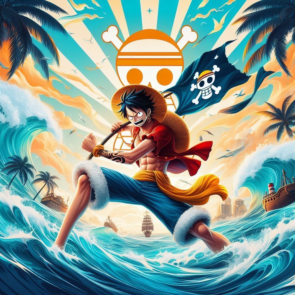 1024x1024 Luffy Wallpaper HD 4k 1080p 8k