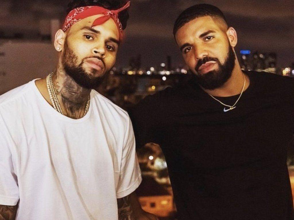 1024x768 Chris Brown and Drake squash their beef in 'No Guidance