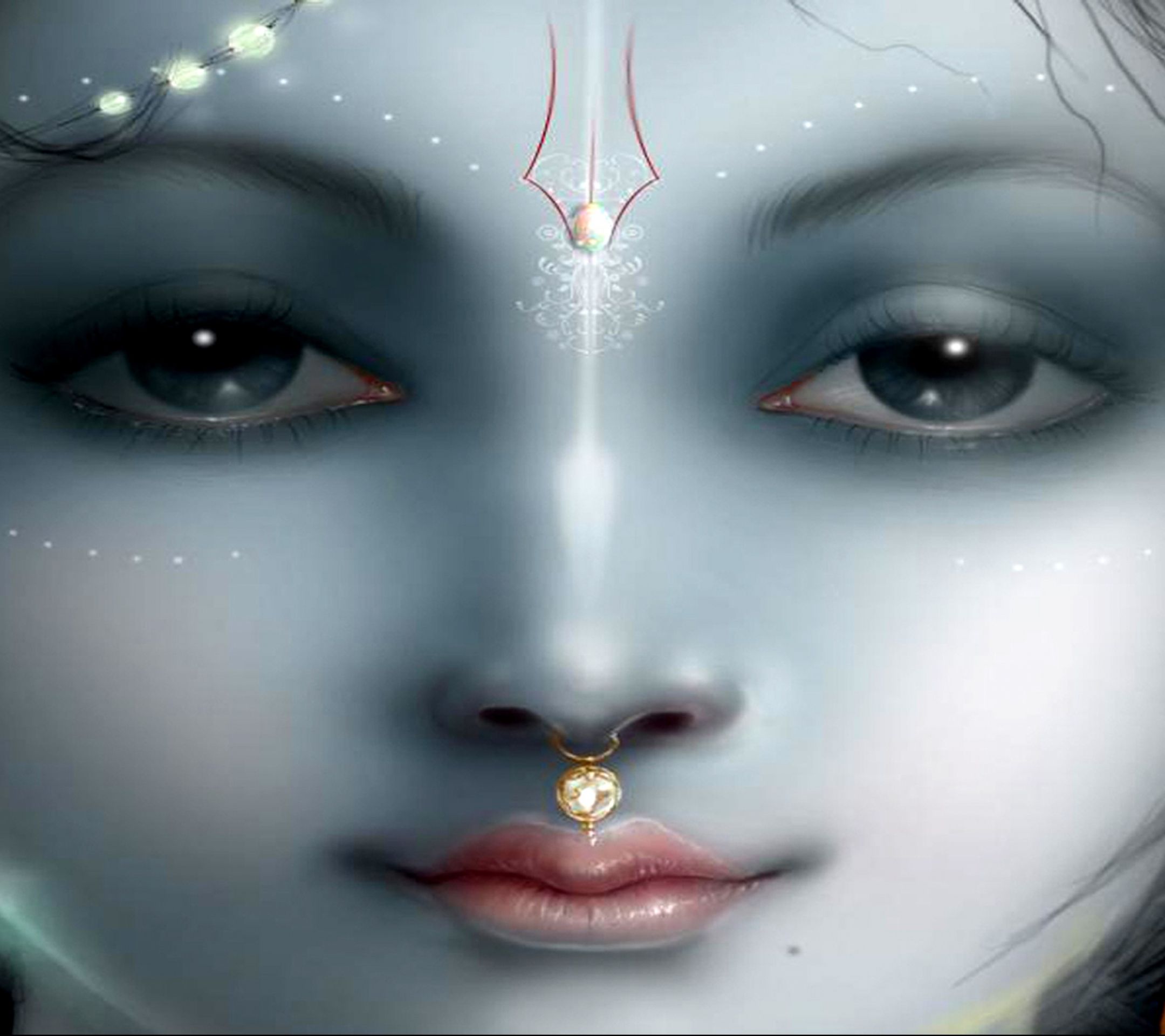 Krishna Face Wallpapers - Top Free Krishna Face Backgrounds ...