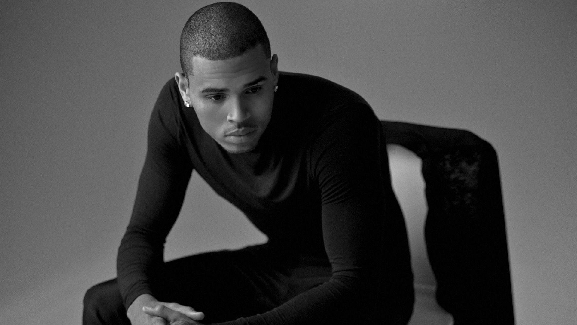 1920x1080 Chris Brown Close Up Desktop Picture