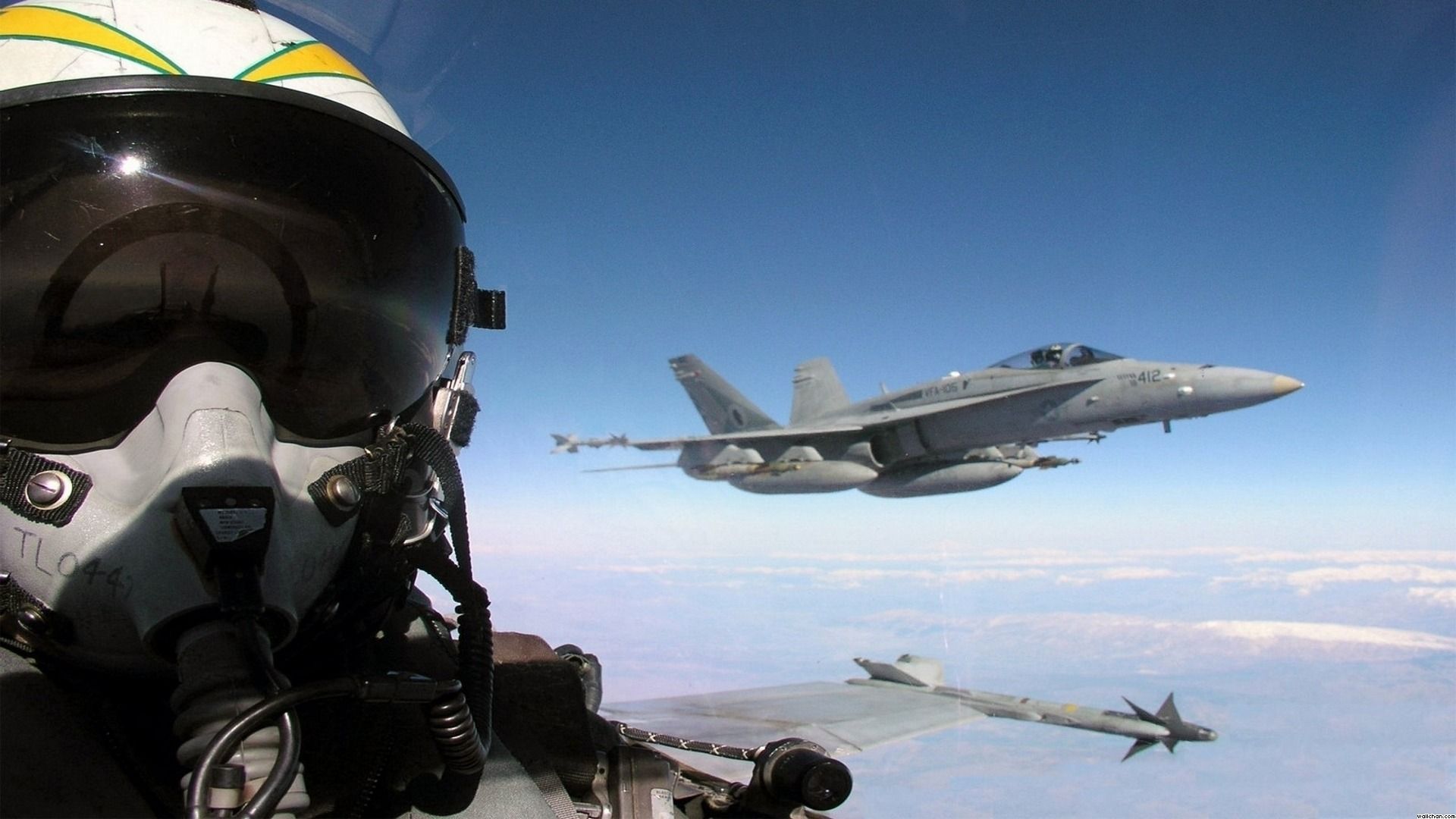1920x1080 Fighter Jet Pilot Military HD Wallpaper