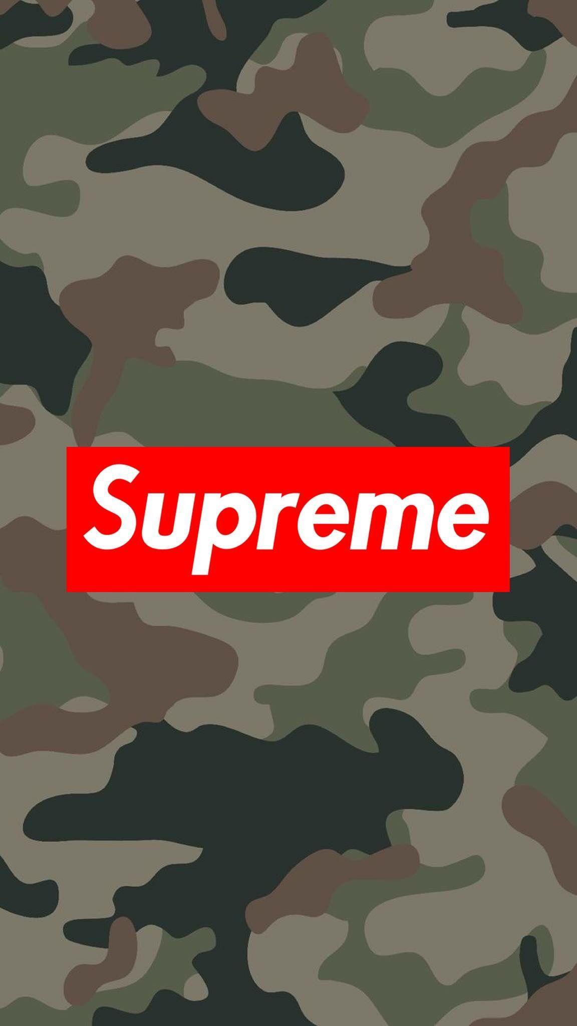 fond ecran nike supreme