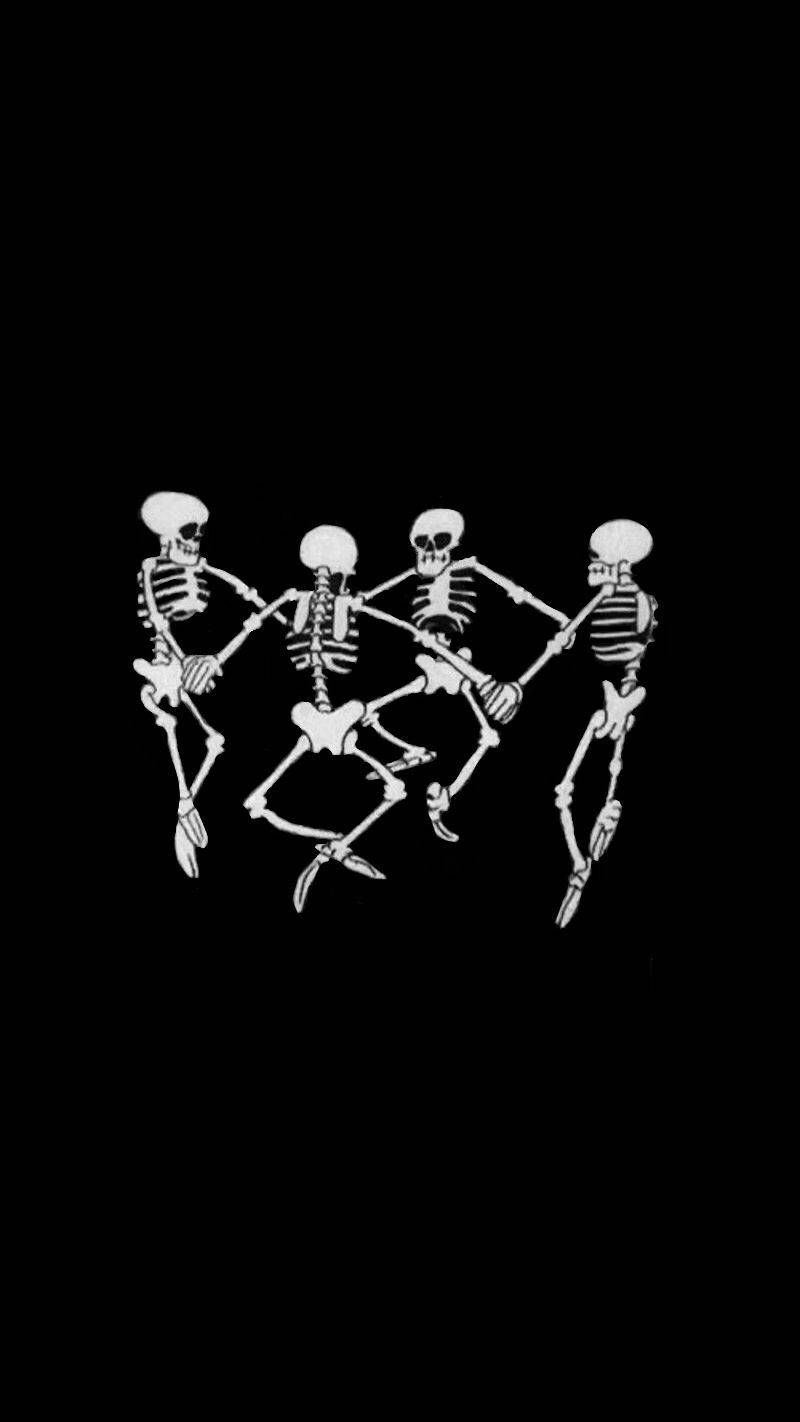 800x1422 Download free Cute Skeleton Cartoons