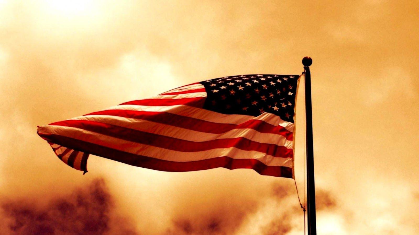 1600x900 American Flag Patriotism HD Wallpaper