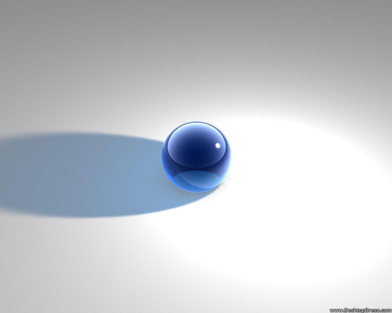 1280x1024 Desktop Wallpaper 3D Background Glossy Ball