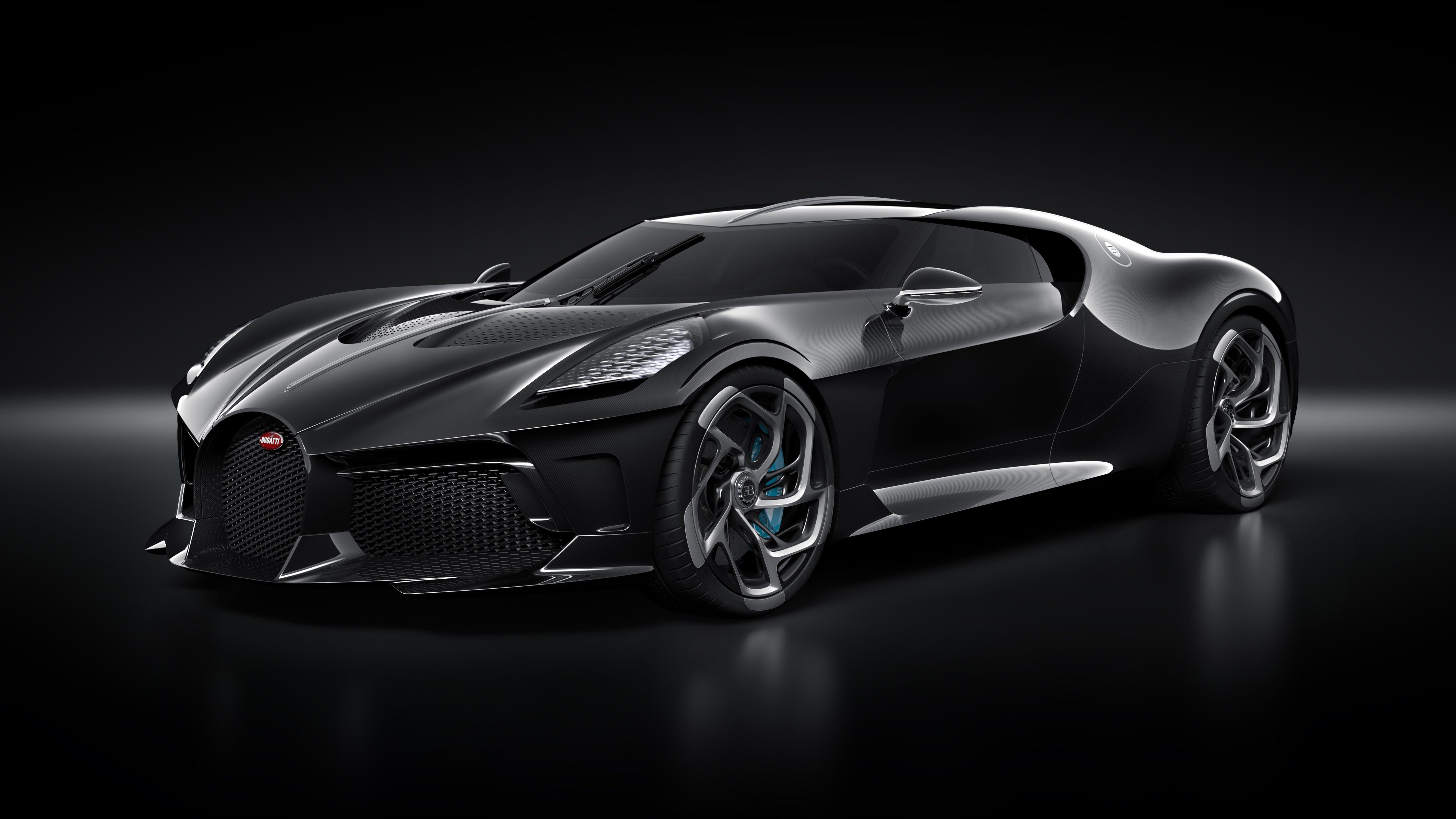 5120x2880 Bugatti La Voiture Noire 2019 4K Wallpaper. HD Car