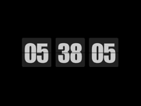 207x155 Flip Clock Screensaver for Windows