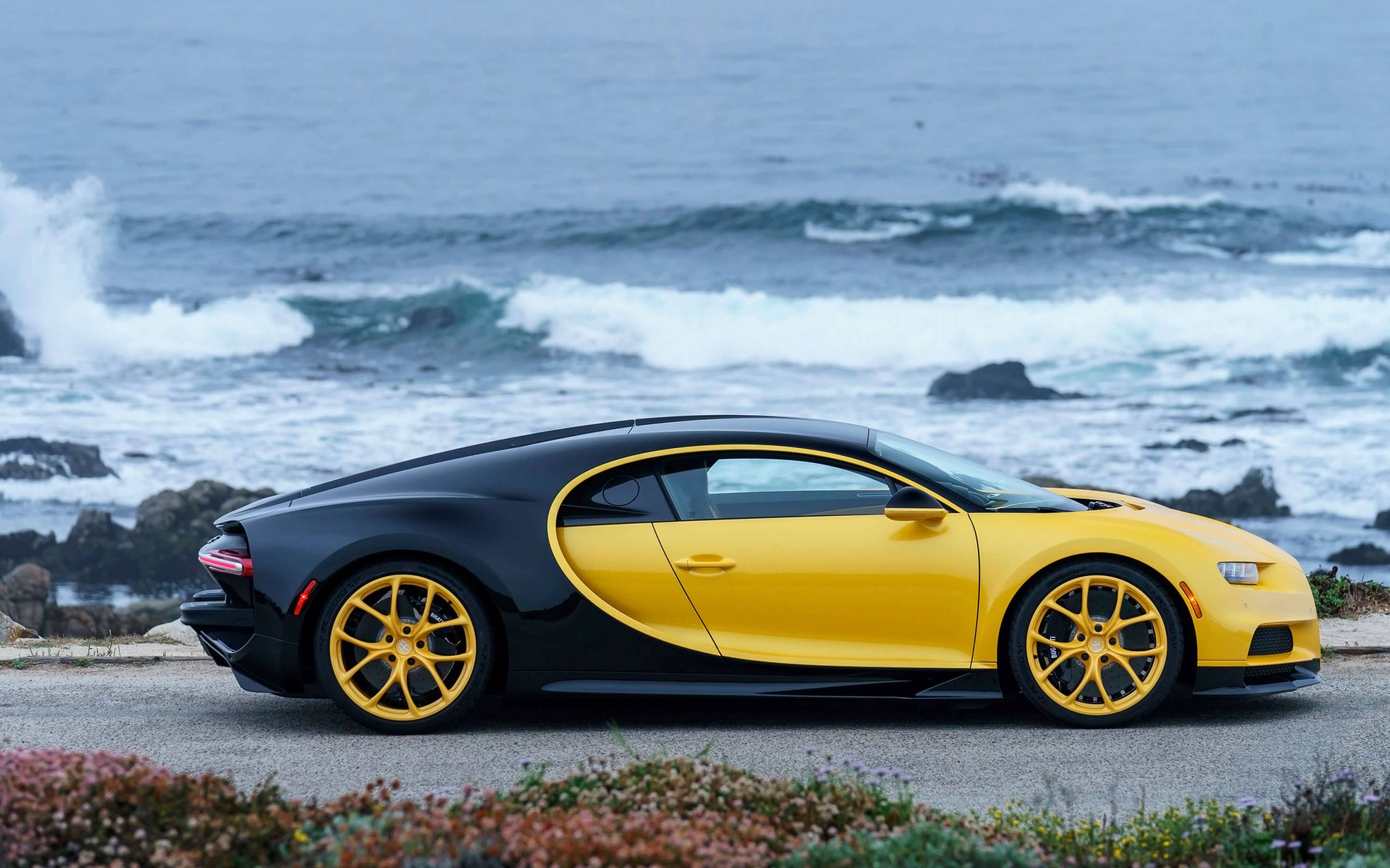 2880x1800 Bugatti Veyron Yellow HD Desktop Wallpaper Background download