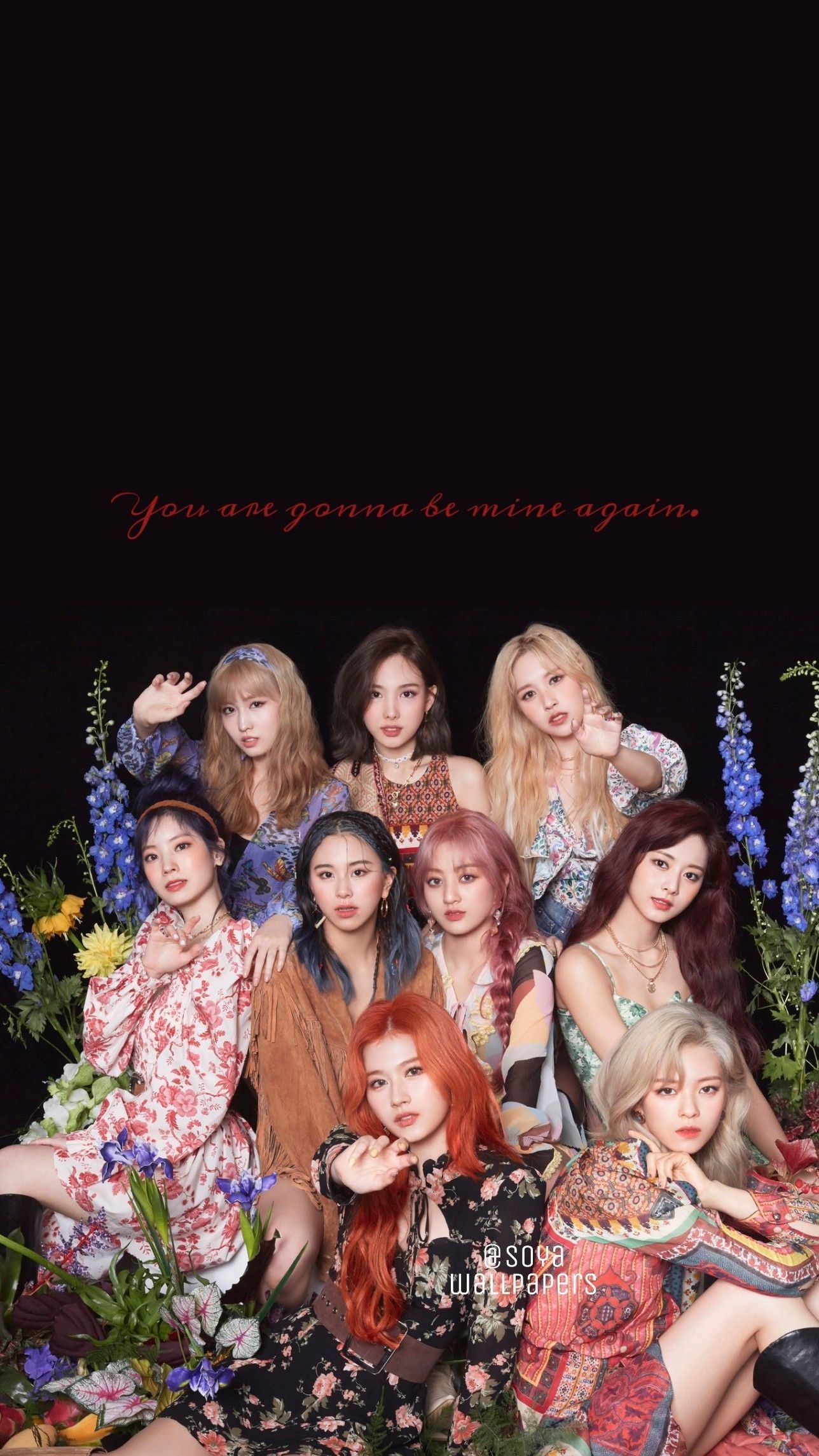 1288x2289 TWICE wallpaper & More dark