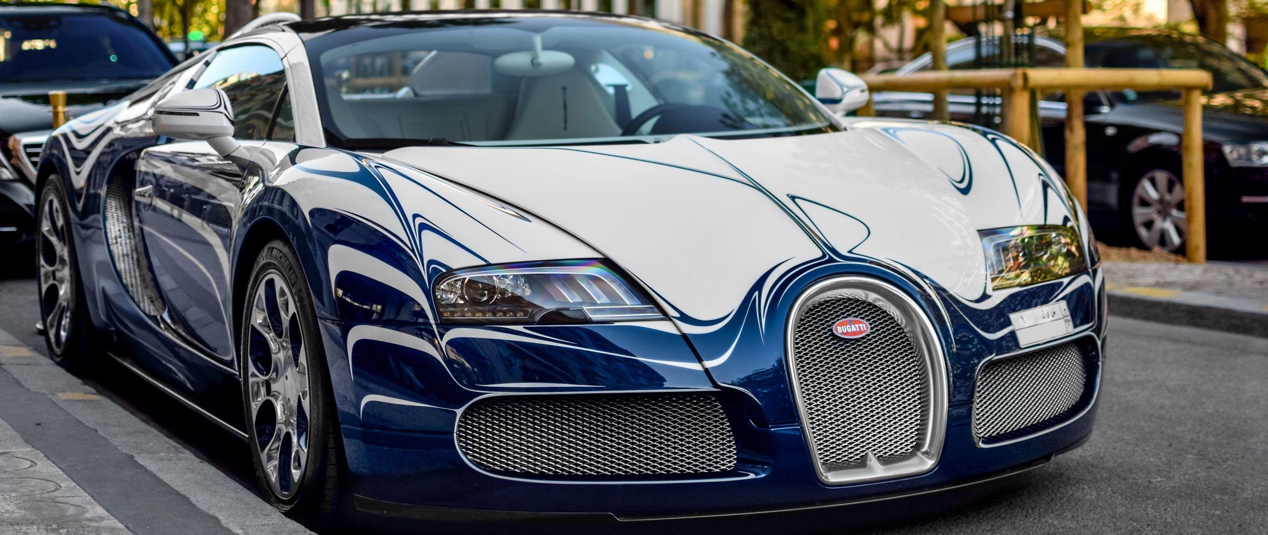 2560x1080 Download wallpaper 2560x1080 bugatti veyron, grand sport, sportcar