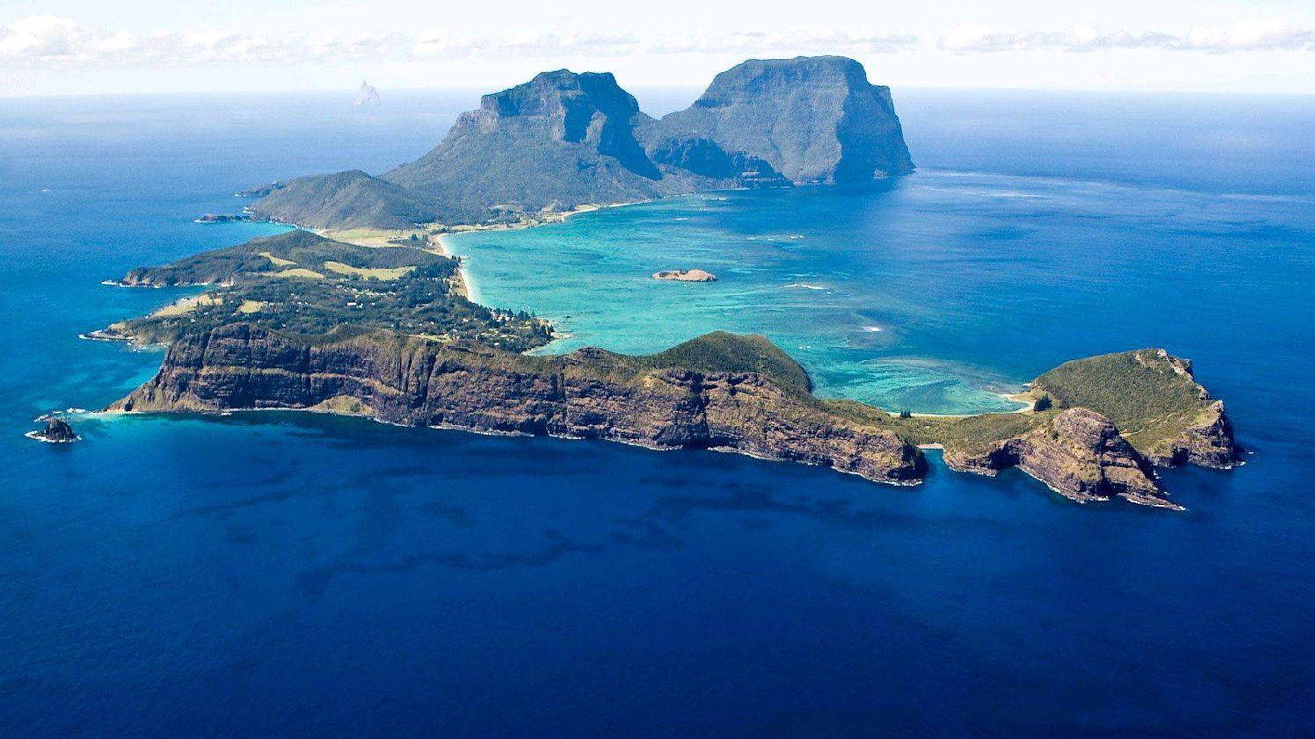 Океания австралии. Острова лорда Хоува в Австралии. Остров мако в Австралии.