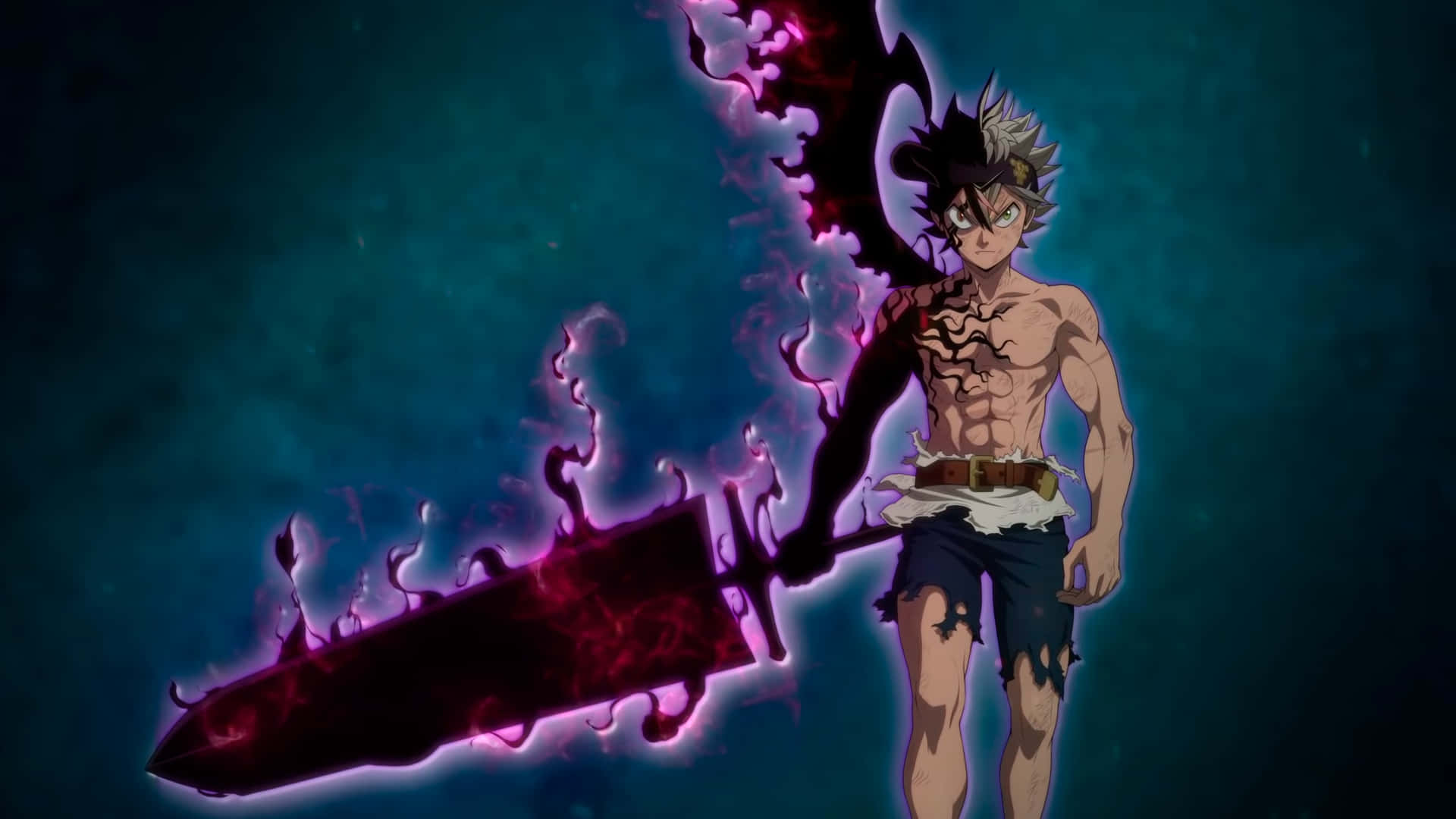 1920x1080 Asta Black Clover 4k Demon Sword