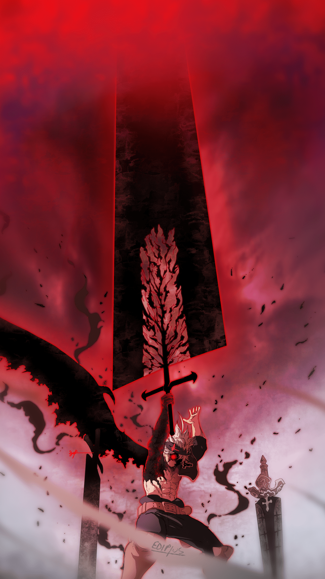 1080x1920 Download Liebe Black Clover Anime Asta
