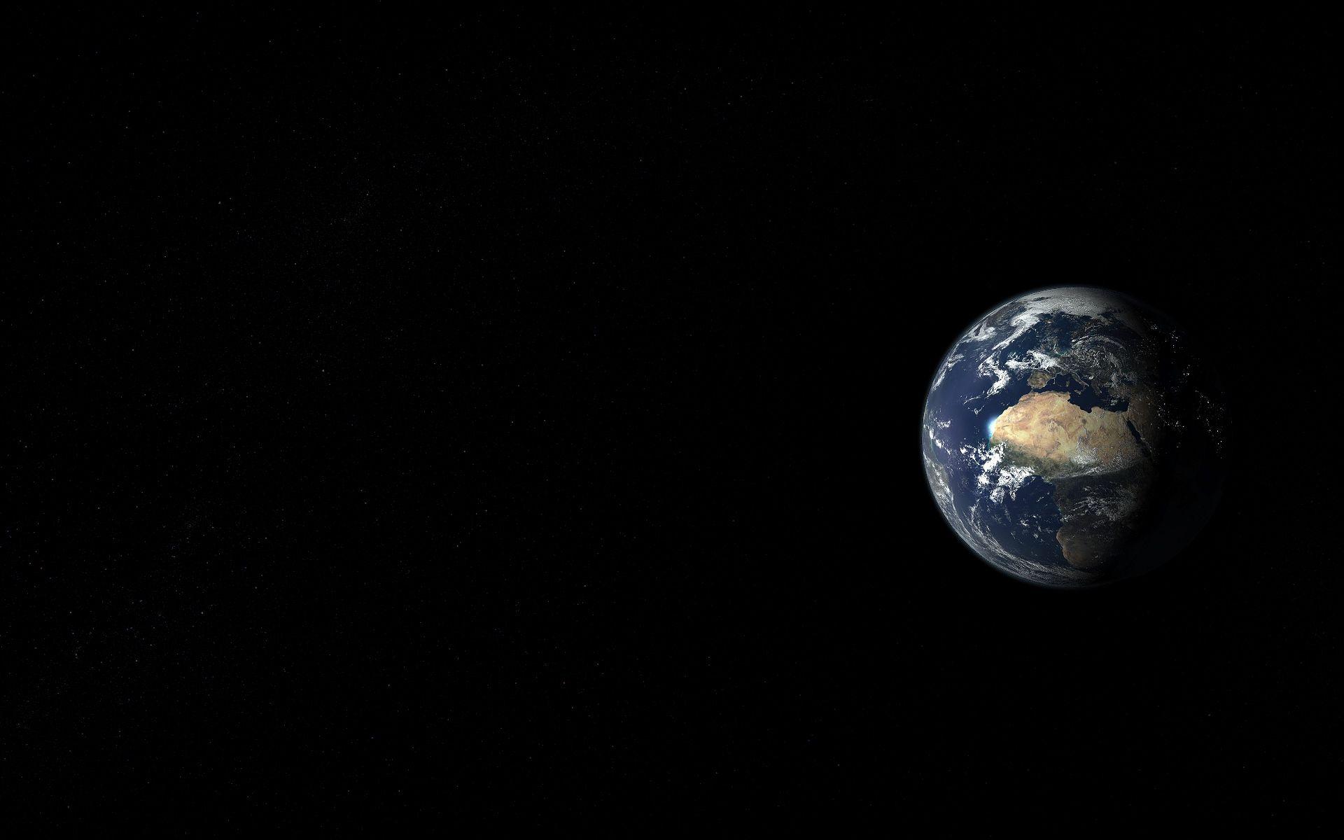 1920x1200 Download wallpaper 1920x1200 earth, planet, stars, time