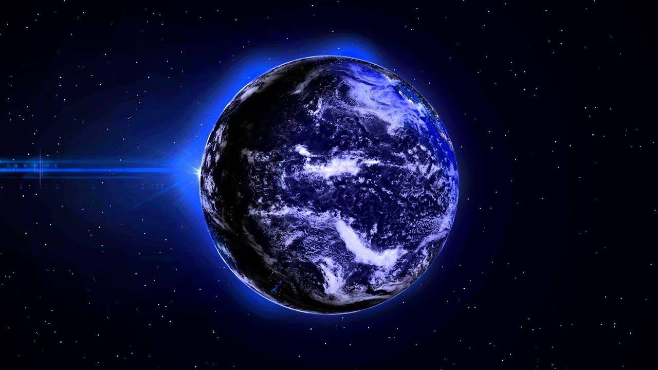 1280x720 4K EARTH at Night LIGHTS Loop Background Animation