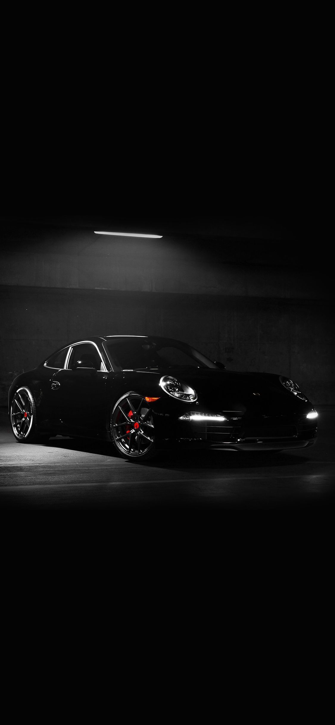 1125x2436 Porsche Illustration Art Super Car