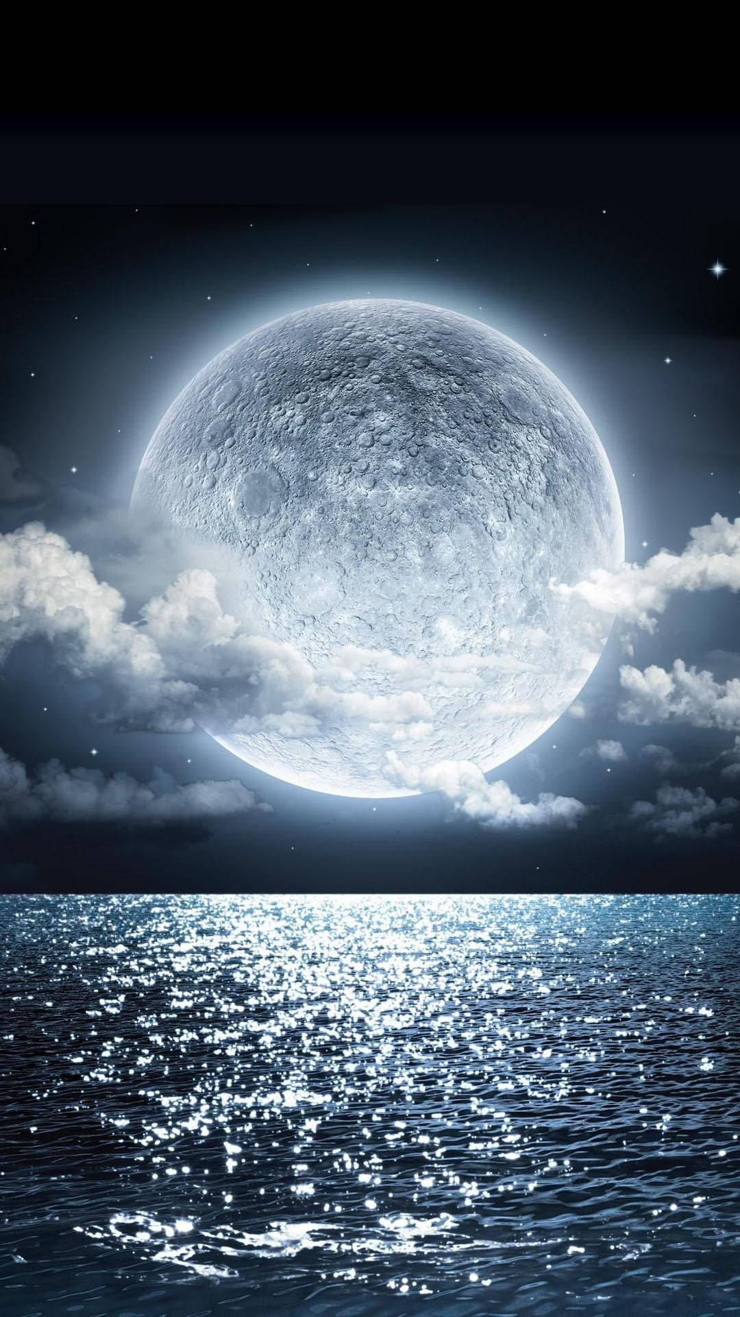 1080x1920 Beautiful Moon Wallpaper