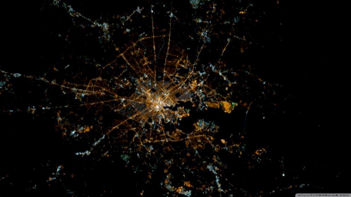 1229x691 Space Station From Earth At Night HD Wallpaper
