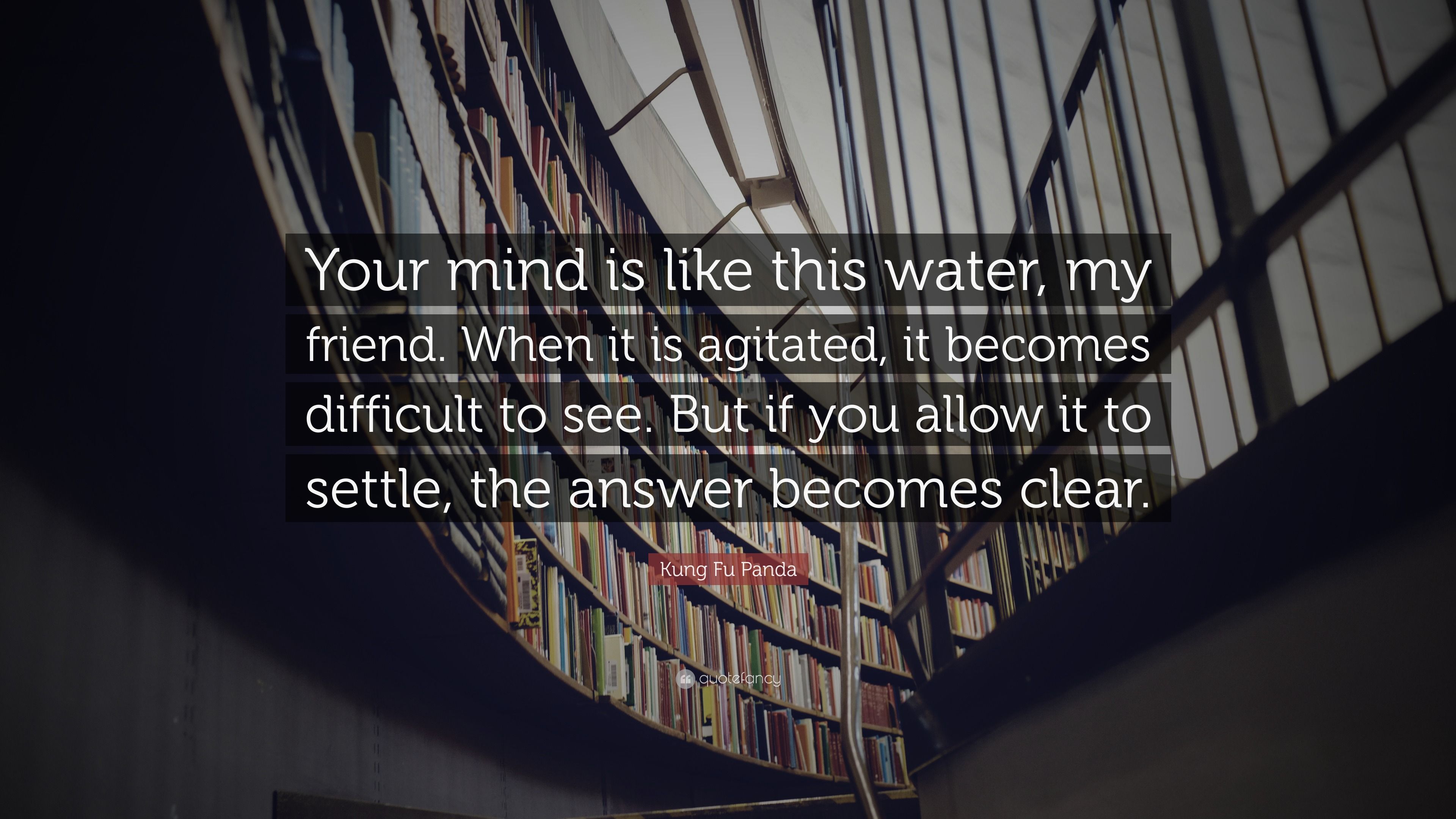 3840x2160 Kung Fu Panda Quote: “Your mind is like