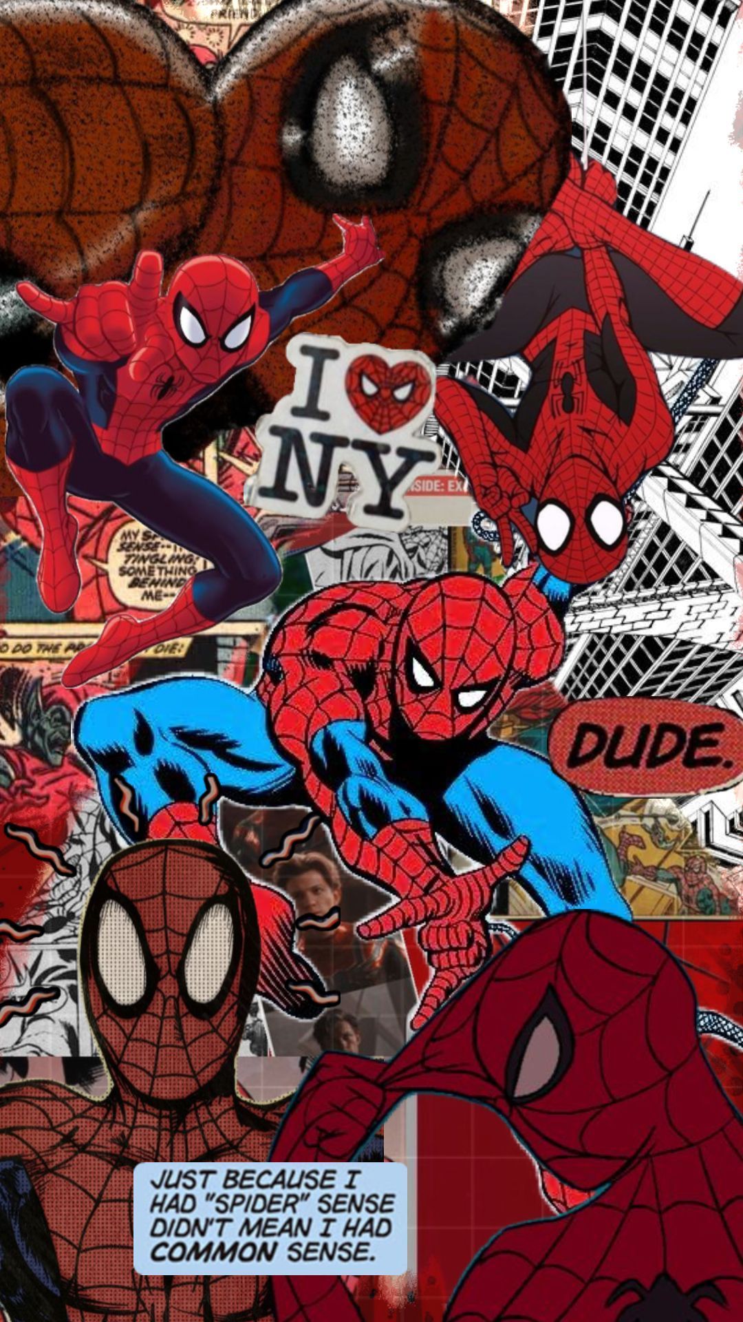 Spiderman Collage Wallpapers - Top Free Spiderman Collage Backgrounds ...