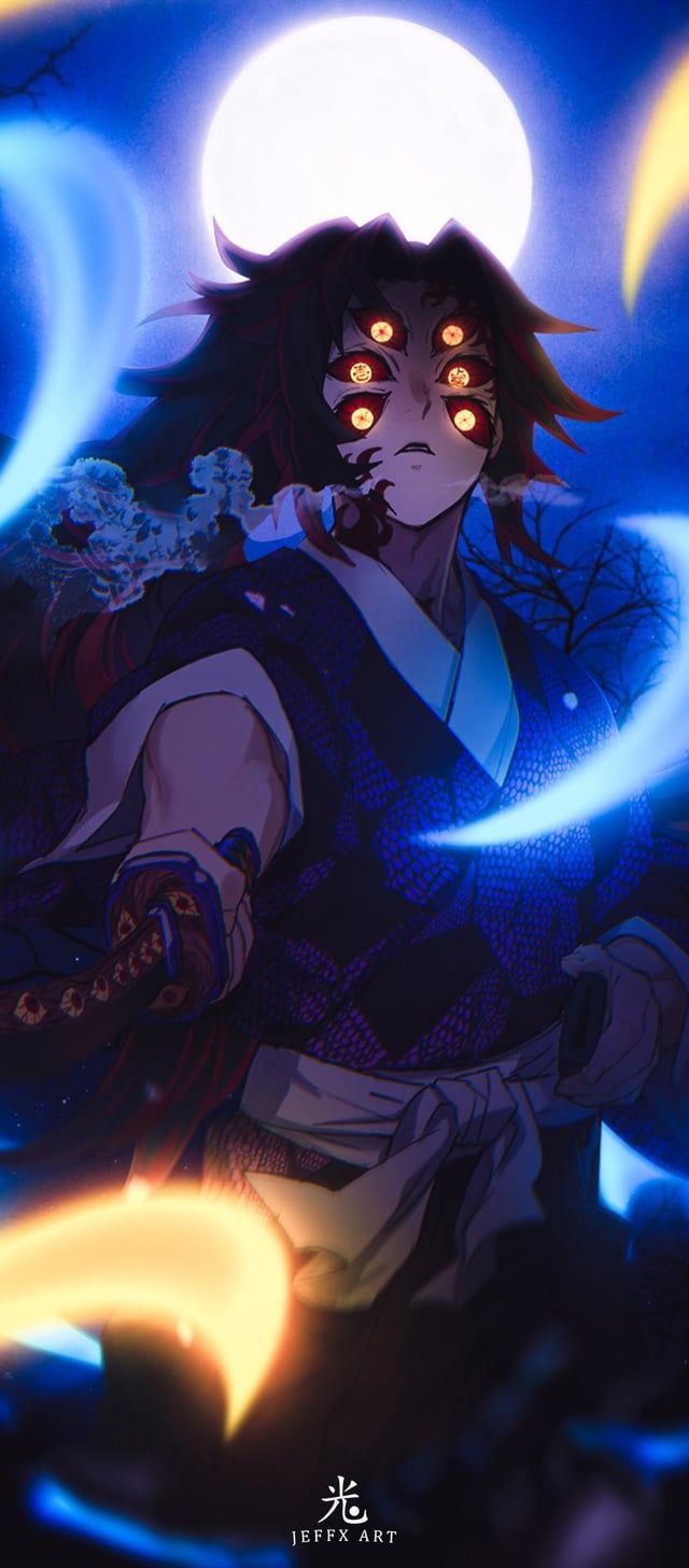 640x1457 Demon slayer HD wallpaper for phone