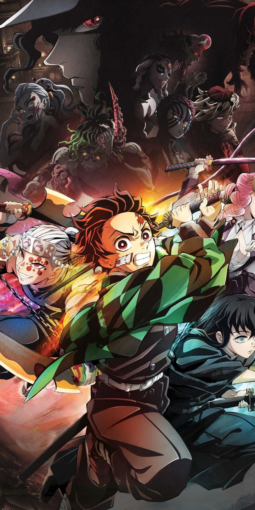 1024x2048 DEMON SLAYER WALLPAPER IPHONE