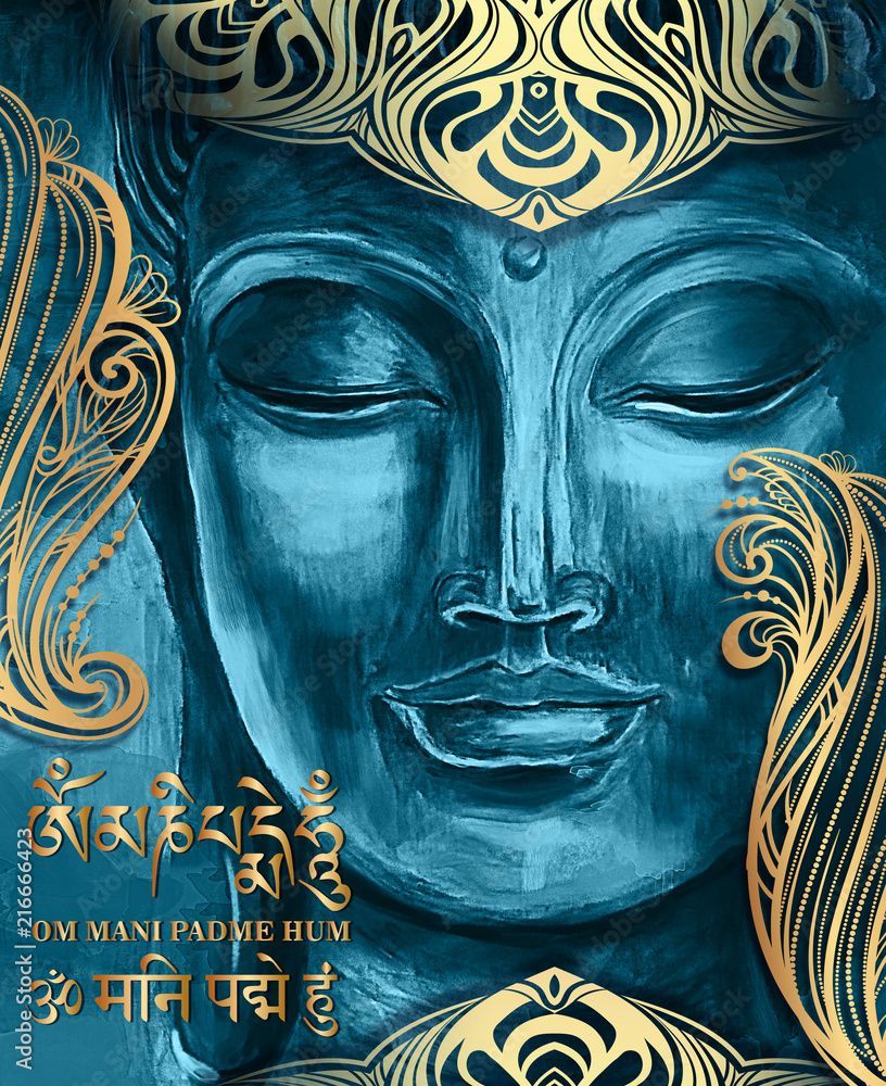 816x1000 Photography Poster buddha om mani padme hum
