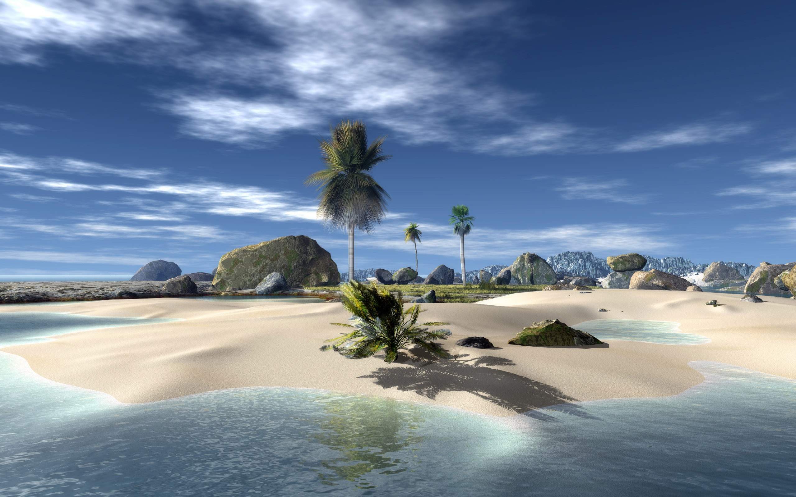 2560x1600 3D HD Nature Image Free Download