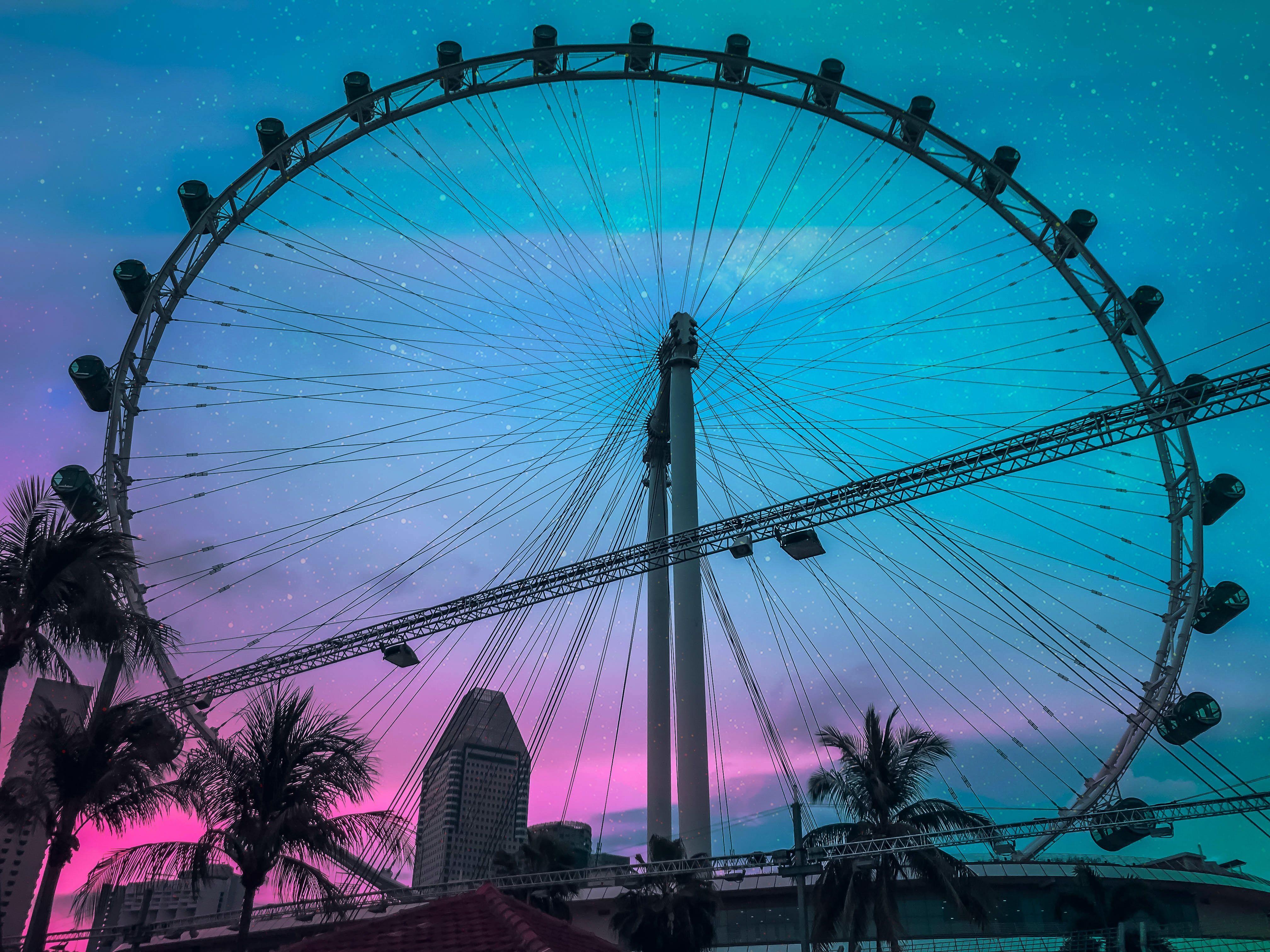 4032x3024 Free of big wheel, desktop wallpaper, dramatic sky