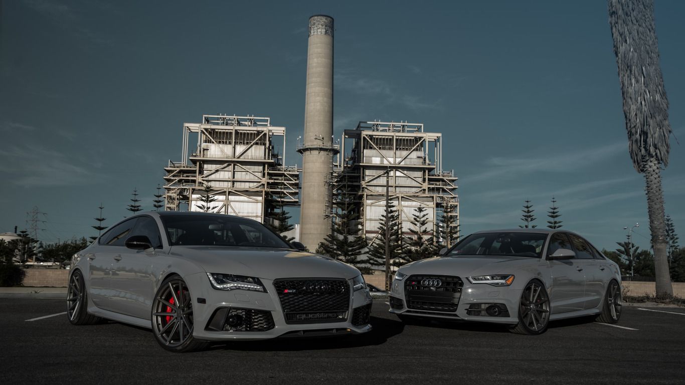 1366x768 wallpaper audi, rs Nardo Grey