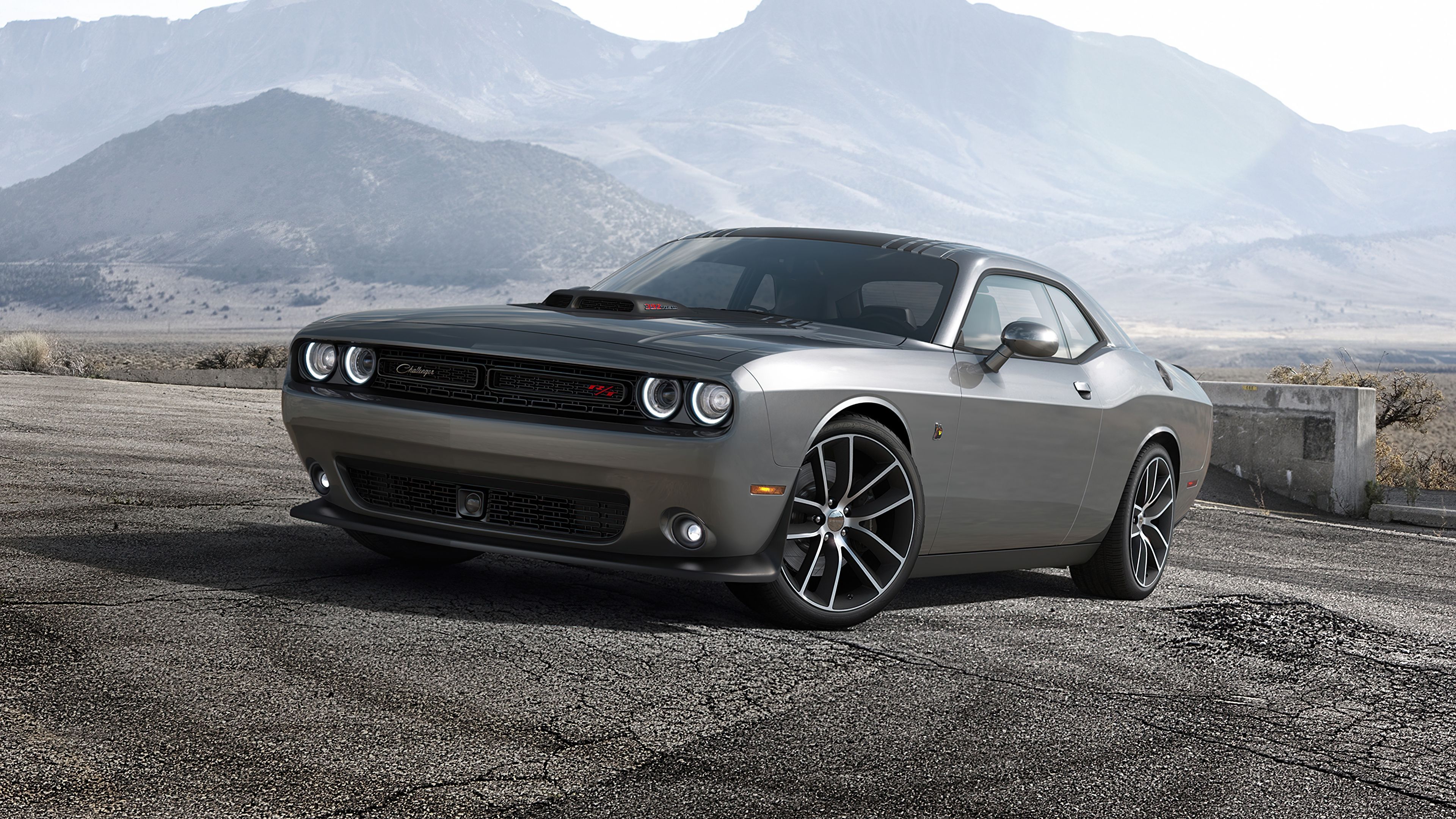 3840x2160 Grey Dodge Challenger 4k Wallpaper, HD