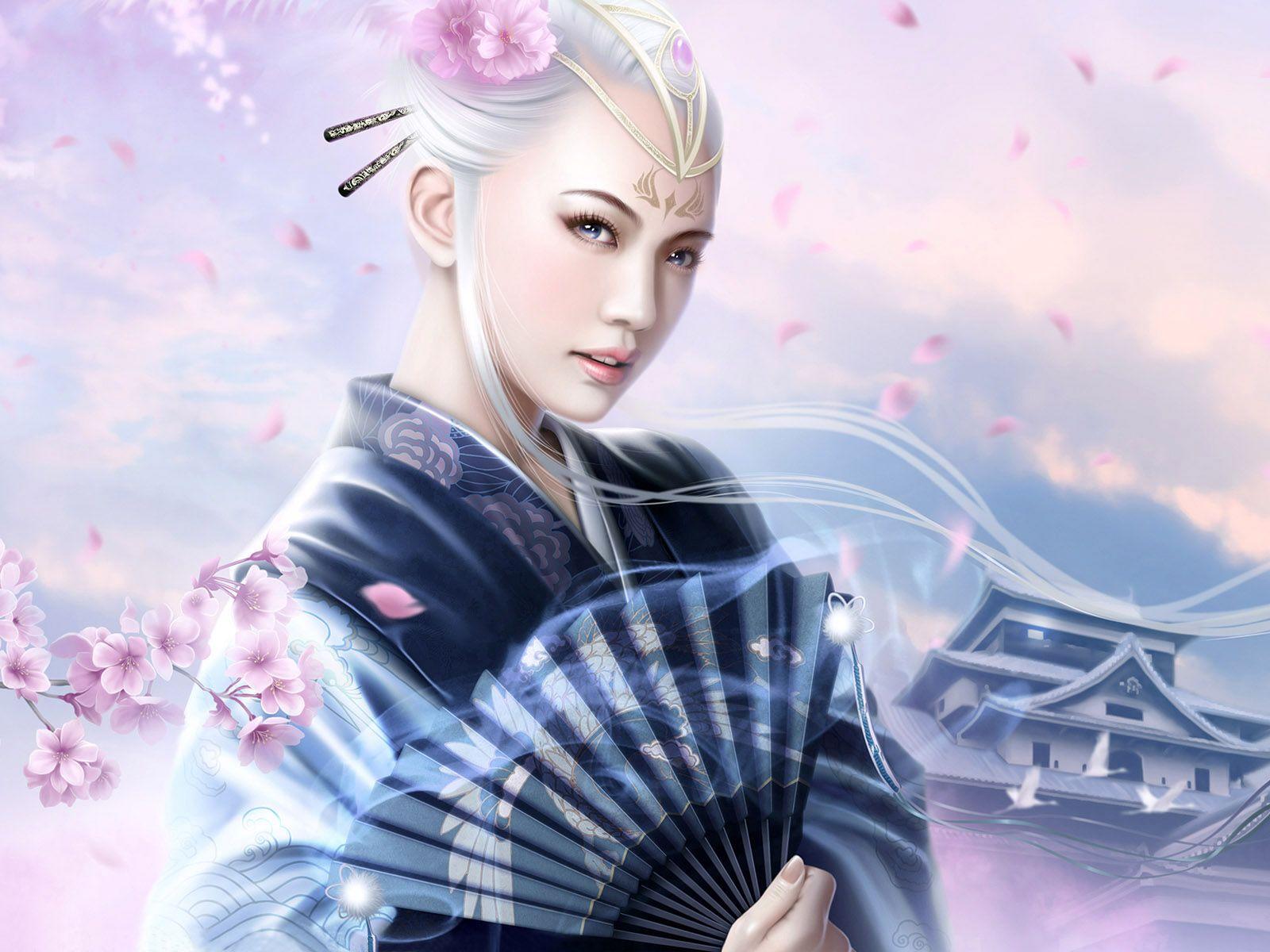 Anime Geisha Desktop Wallpapers - Top Free Anime Geisha Desktop ...