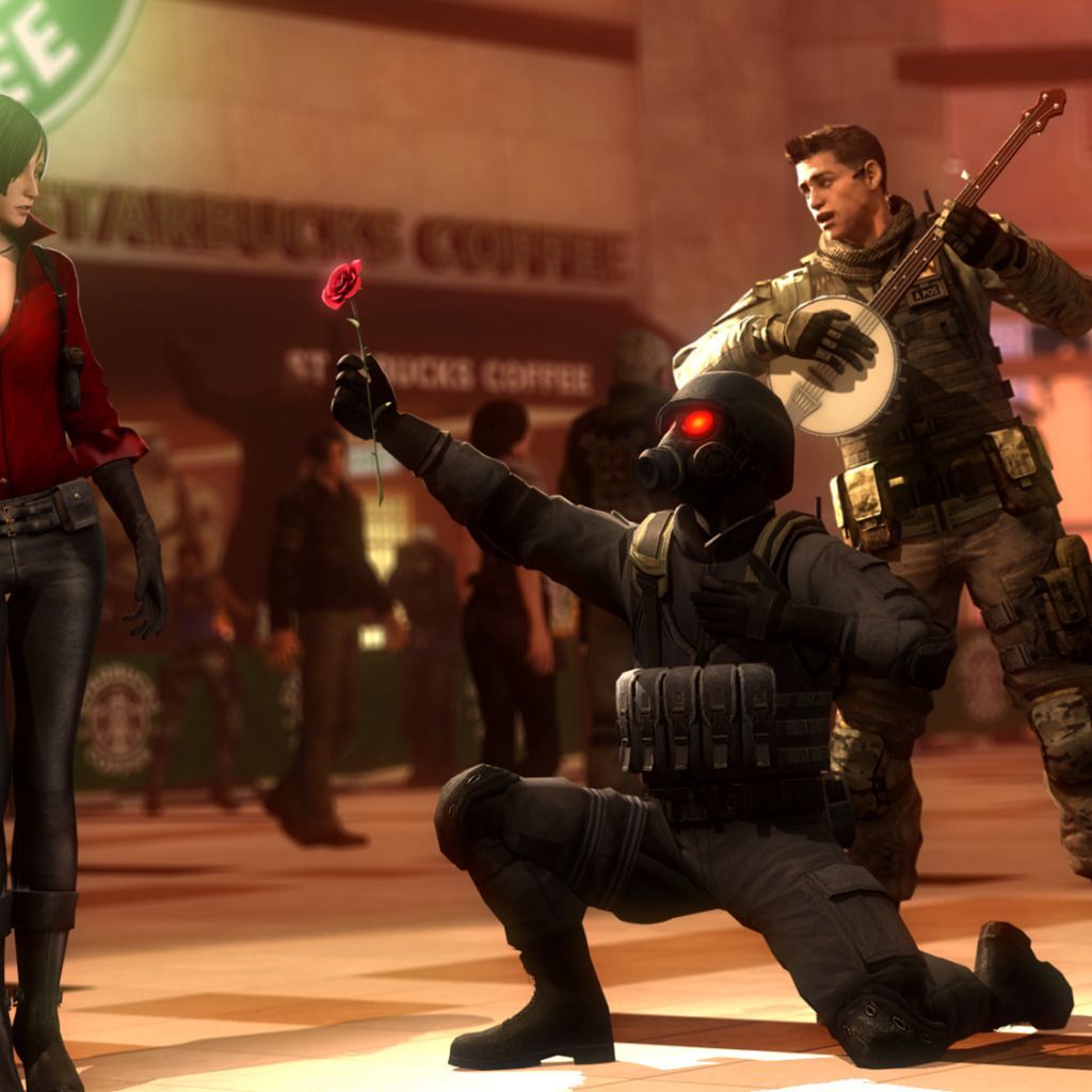 1024x1024 resident evil, hunk, Chris Redfield
