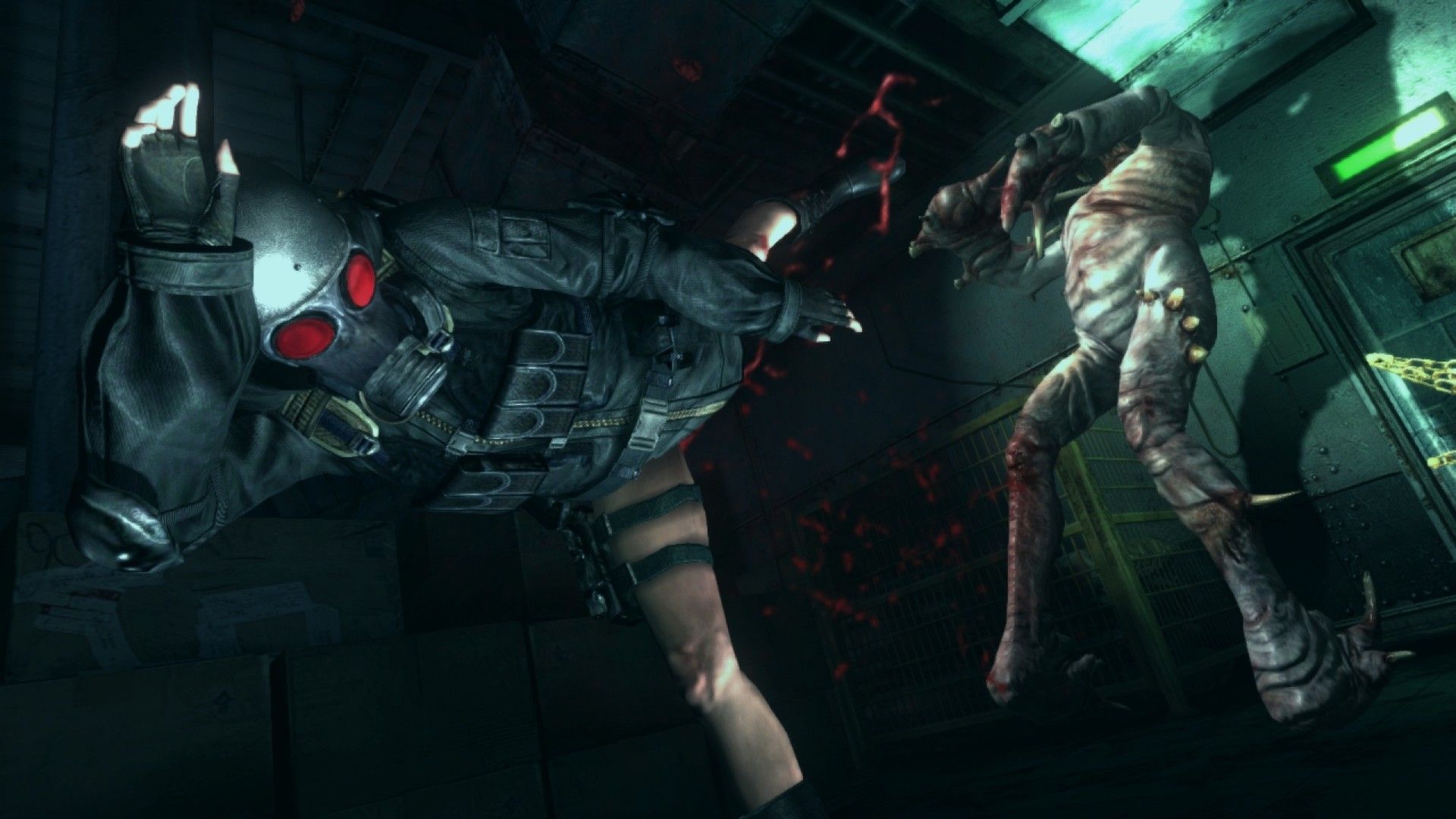 1920x1080 Resident Evil: Revelations Lady HUNK