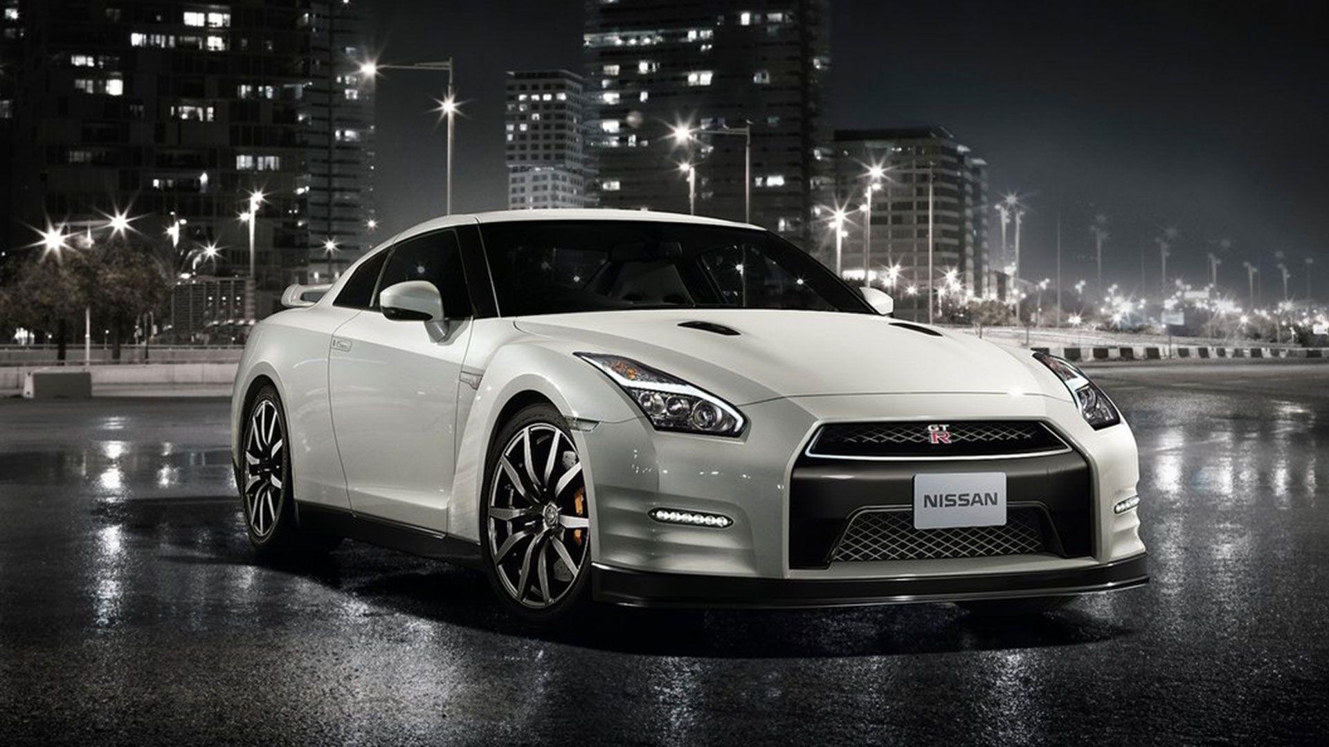 Nissan Gtr, black, r35, skyline, white, HD phone wallpaper