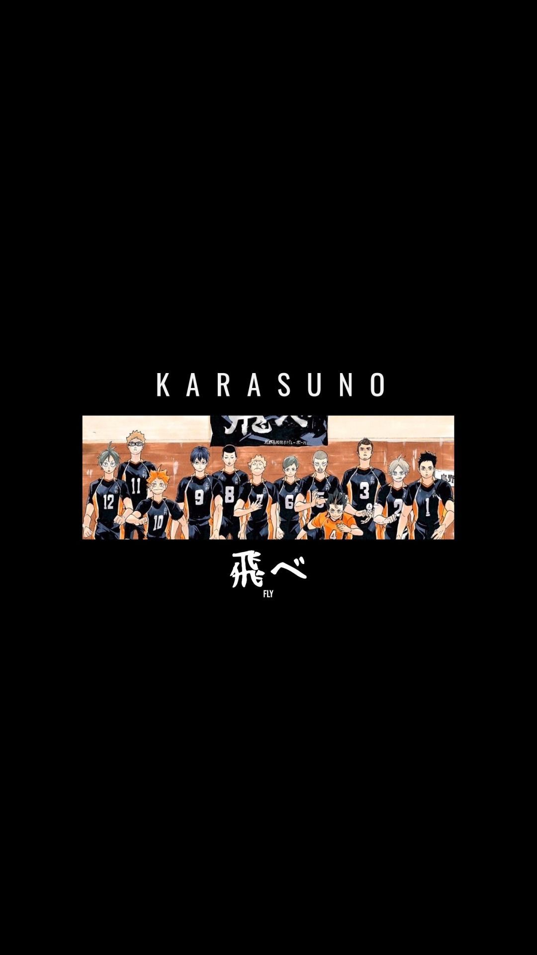 1080x1920 Haikyuu Teams + Banners Wallpaper