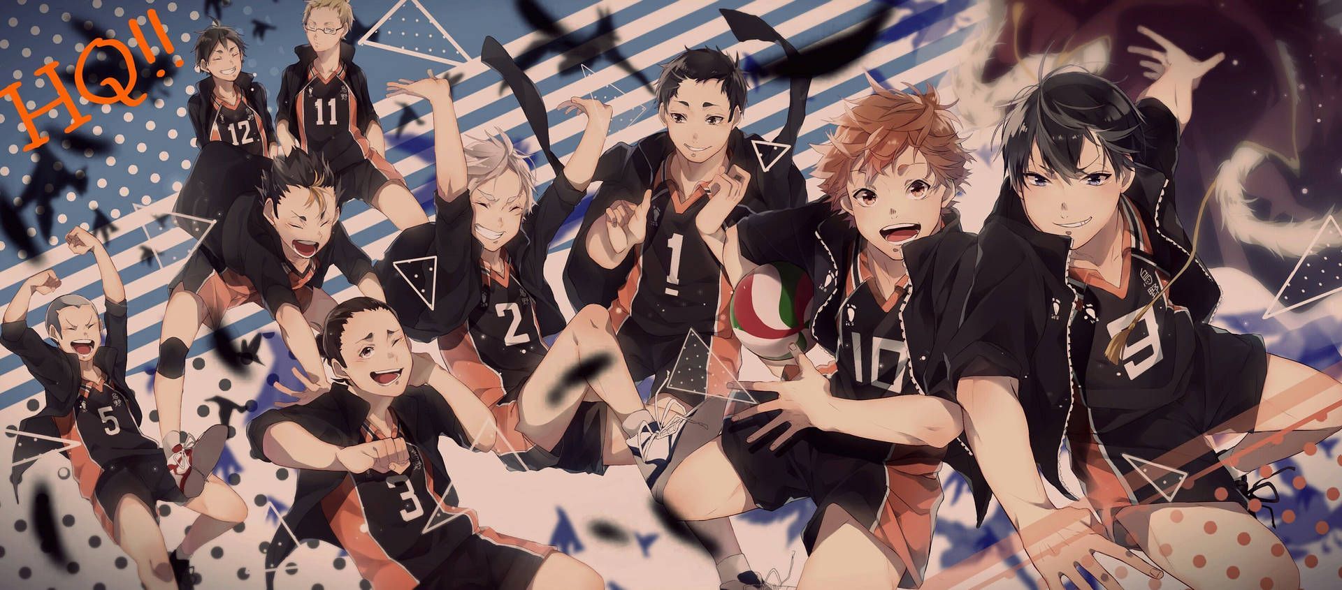 1920x845 Haikyuu Teams Background