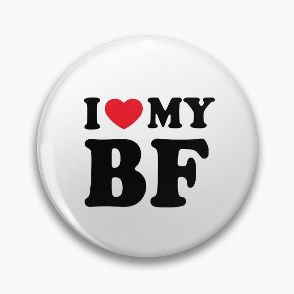 960x960 I Love My Boyfriend Pin Button sold