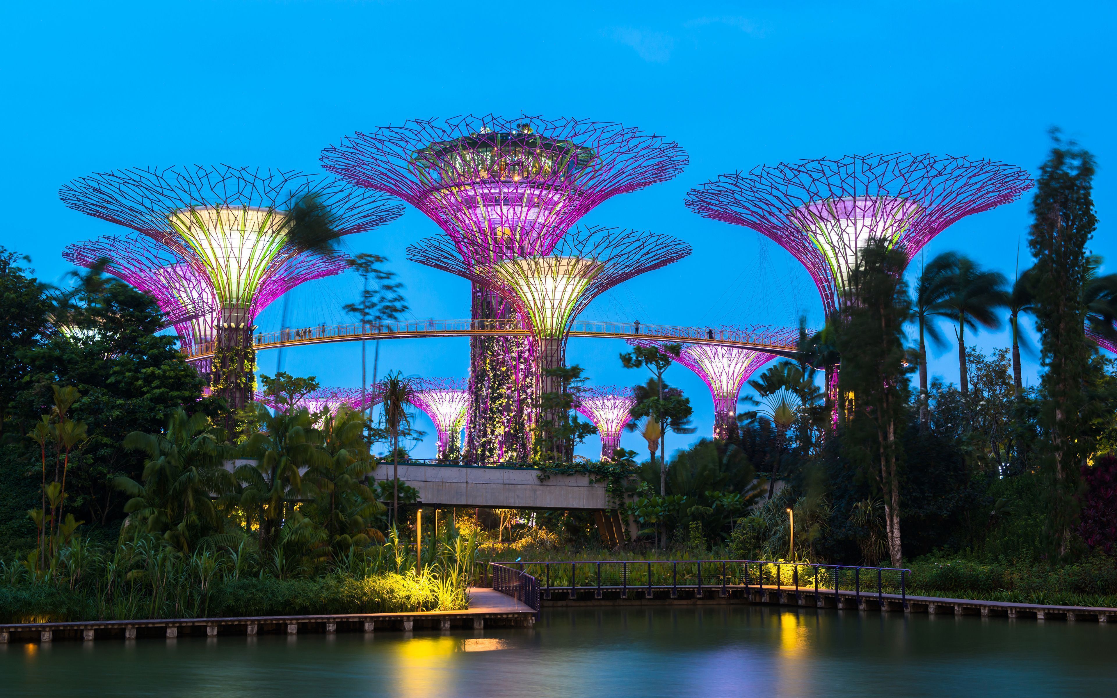 3840x2400 Desktop Wallpaper Singapore Gardens