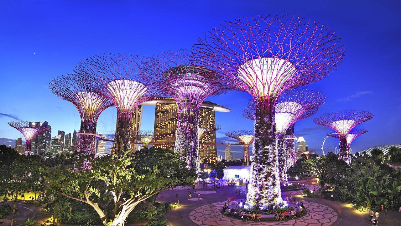 1280x724 Gardens By The Bay Wallpaper