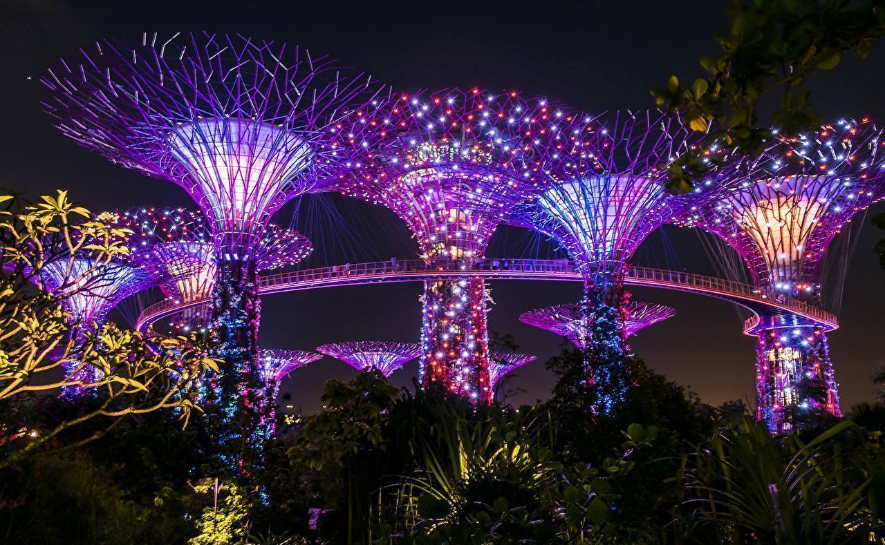 1280x789 Desktop Wallpaper Singapore Gardens