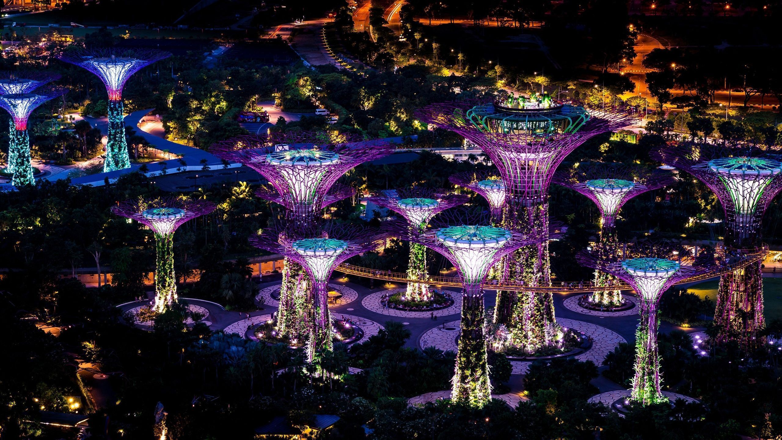 2560x1440 Marina Bay Sands HD Wallpaper