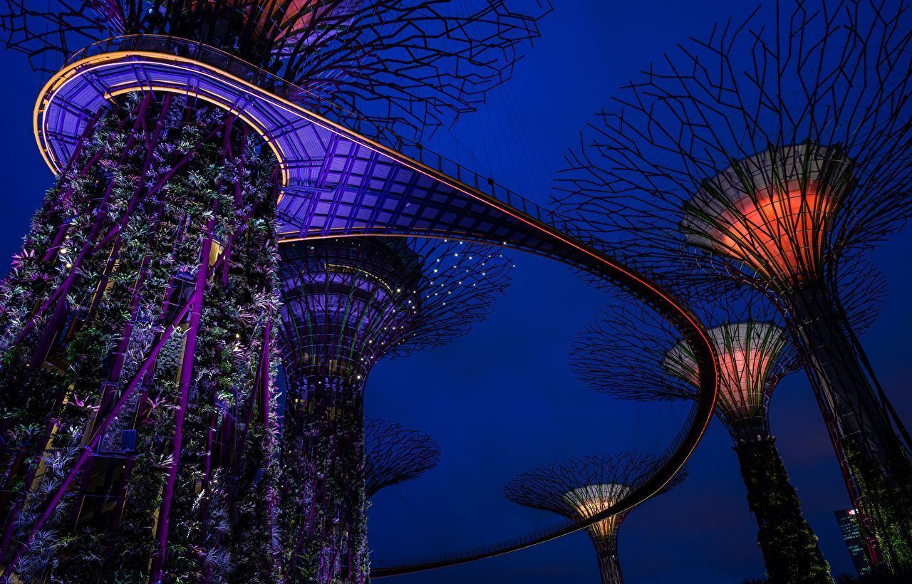 1280x820 Wallpaper Singapore Gardens
