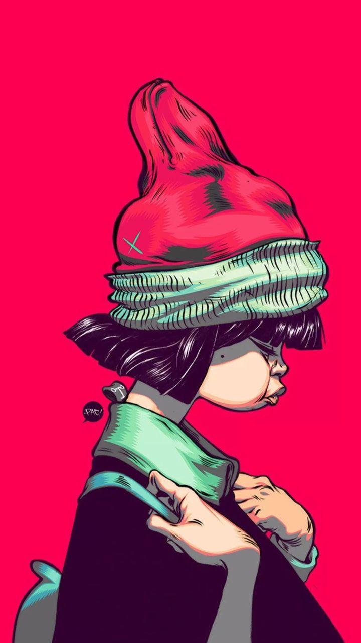 720x1280 Wallpaper iPhone Tumblr Hipster Girl