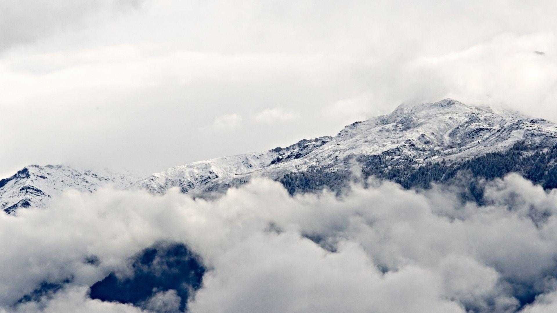 1920x1080 Free Snow Mountain Wallpaper Desktop Background at
