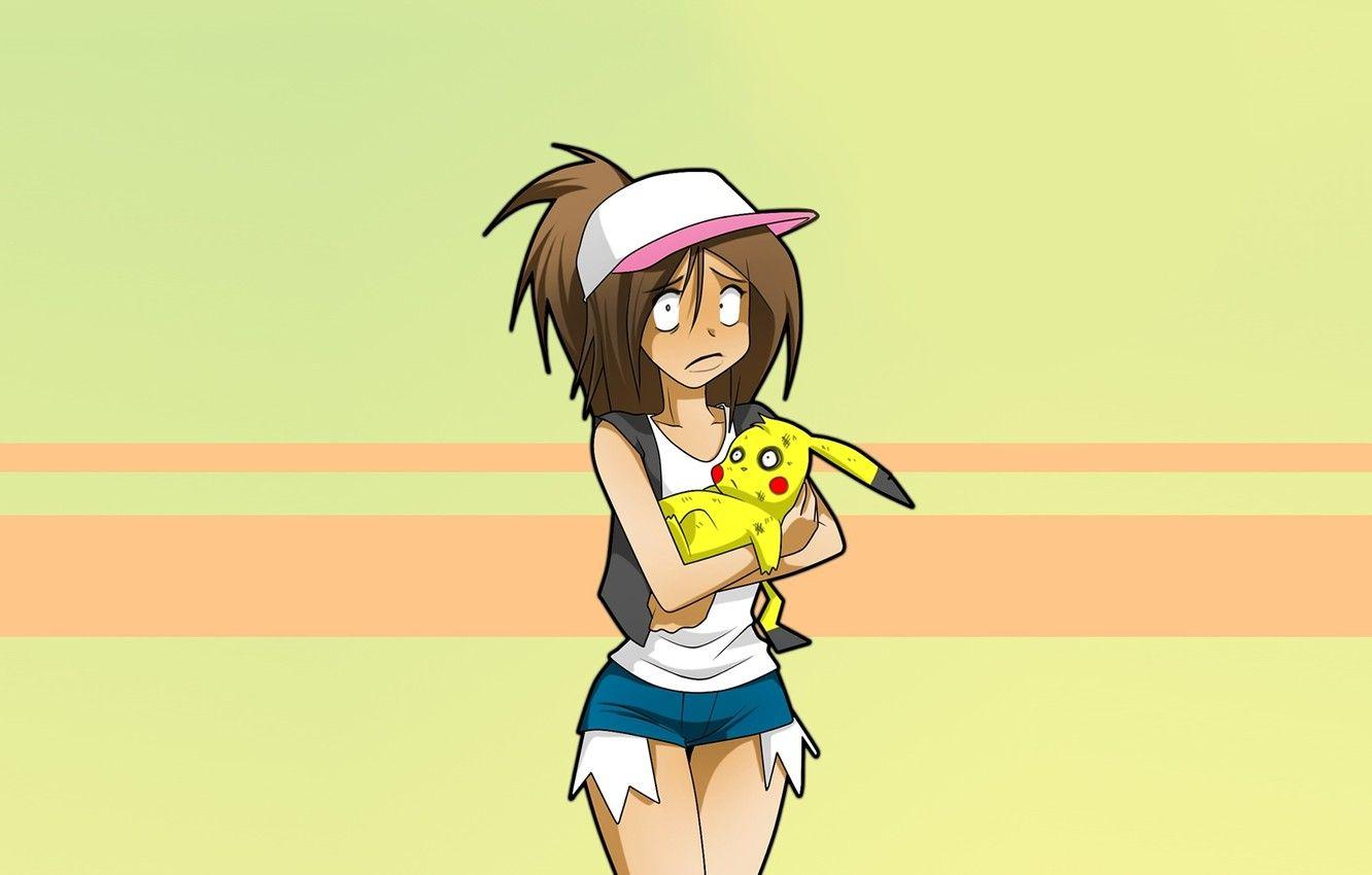 1332x850 Wallpaper, background, , comics, Eric, Pikachu, Pikachu, JaGo, Erika, HipsterGirl, GamerGirl, Living With image for desktop, section разное