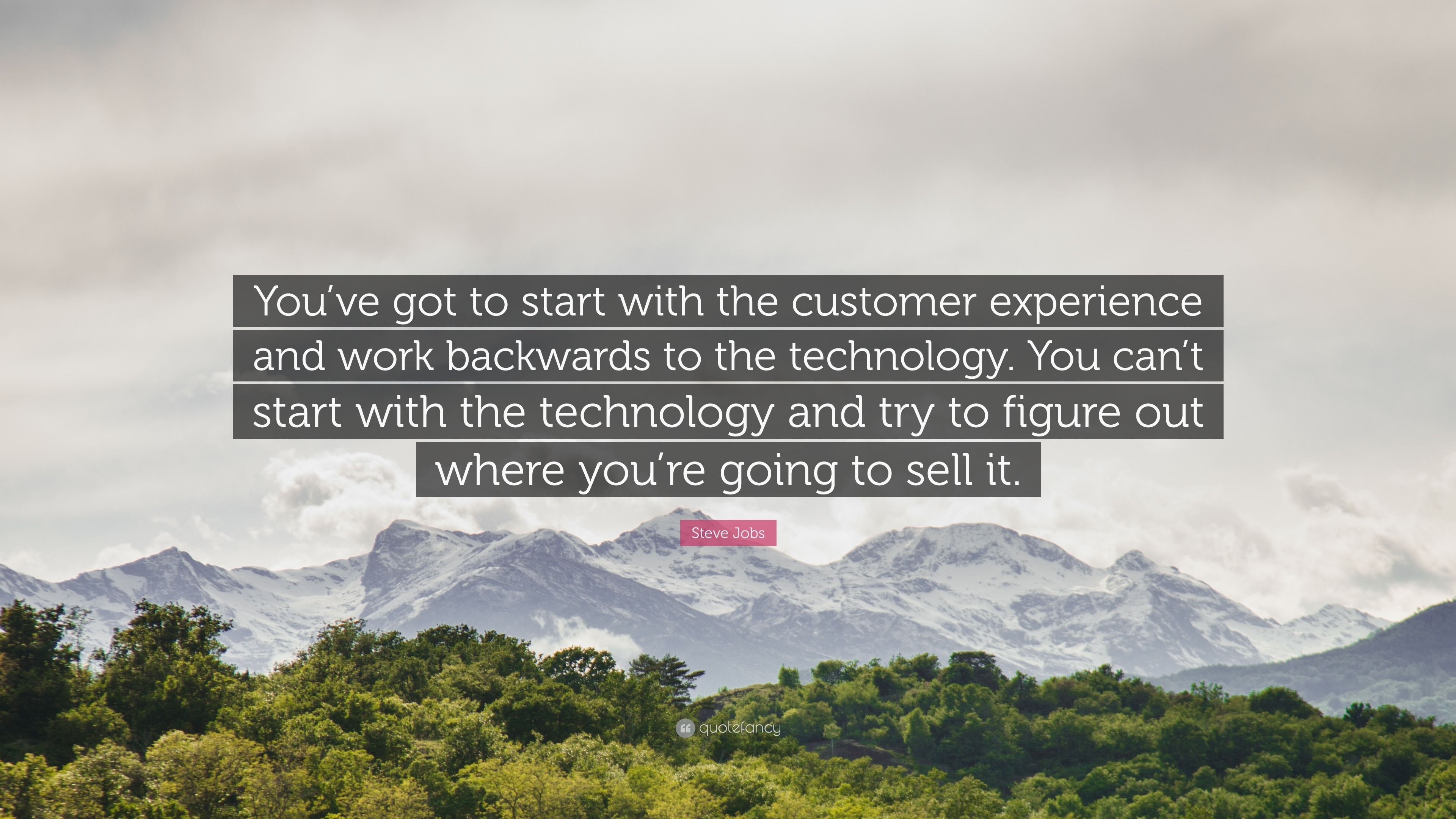 3840x2160 Steve Jobs Quote: “You've got to start