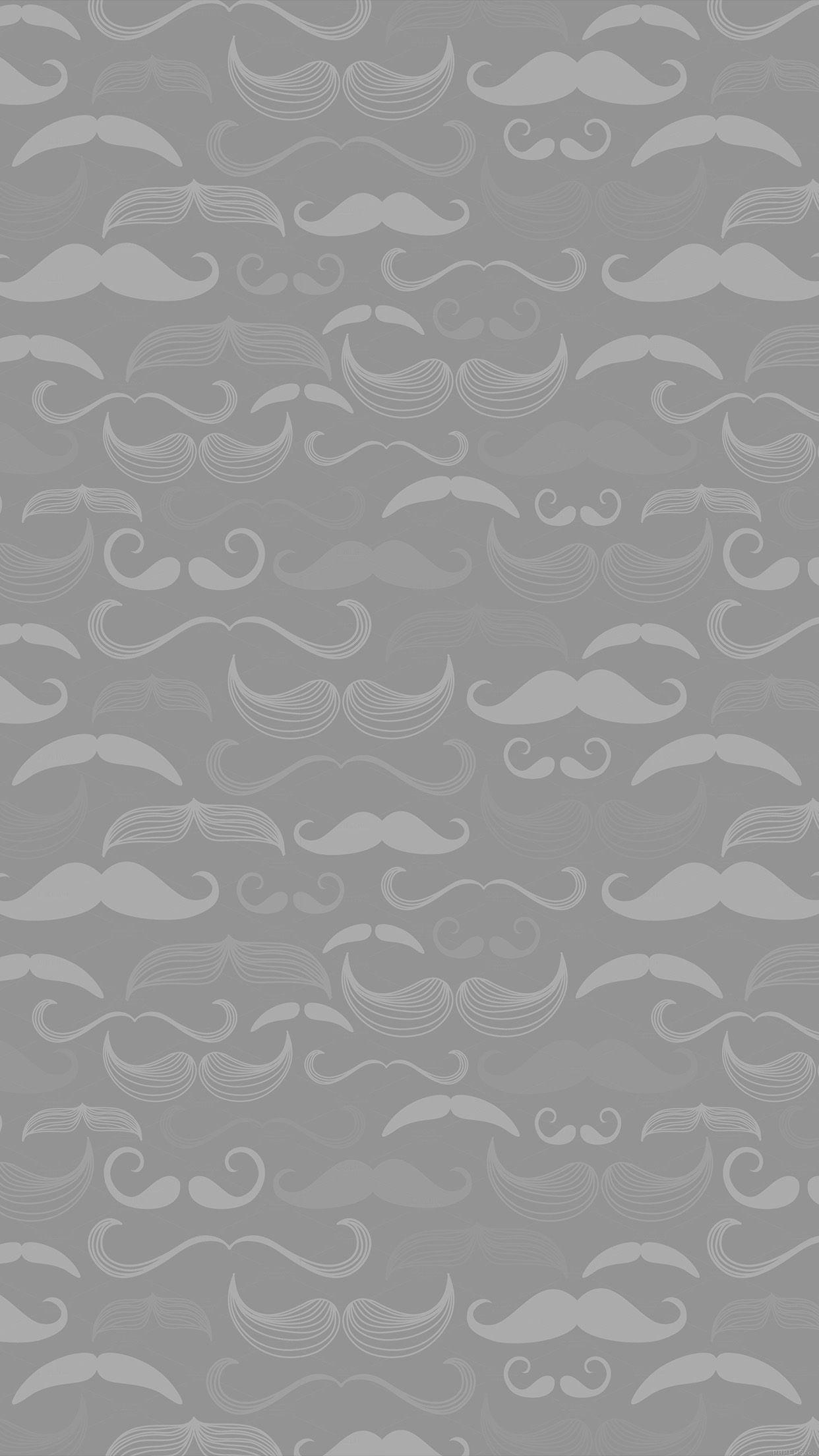 1242x2208 iPhone 6 Wallpaper moustache cute light patterns