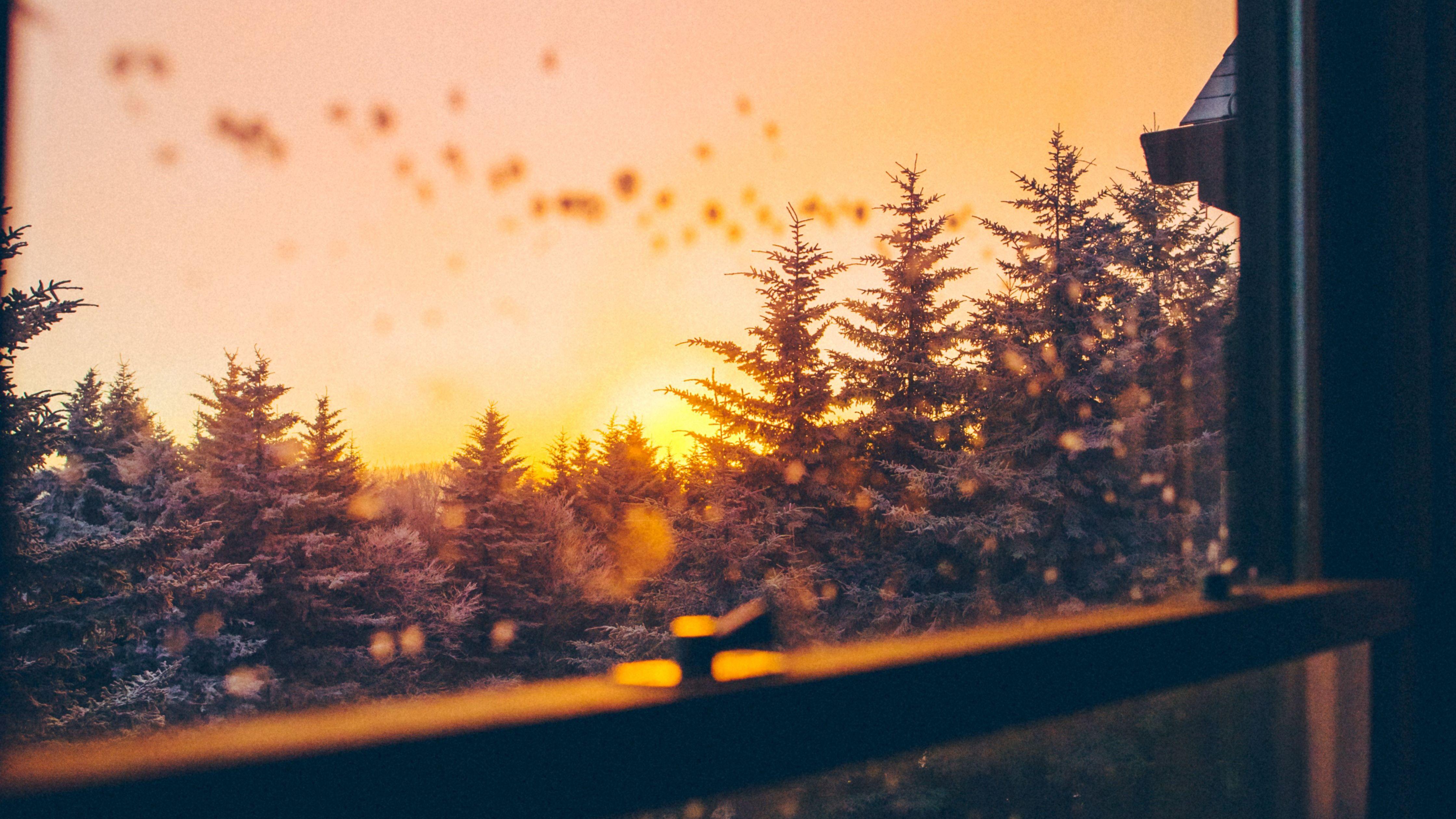 4480x2520 Beautiful Winter View From Window 5k, HD Photography, 4k