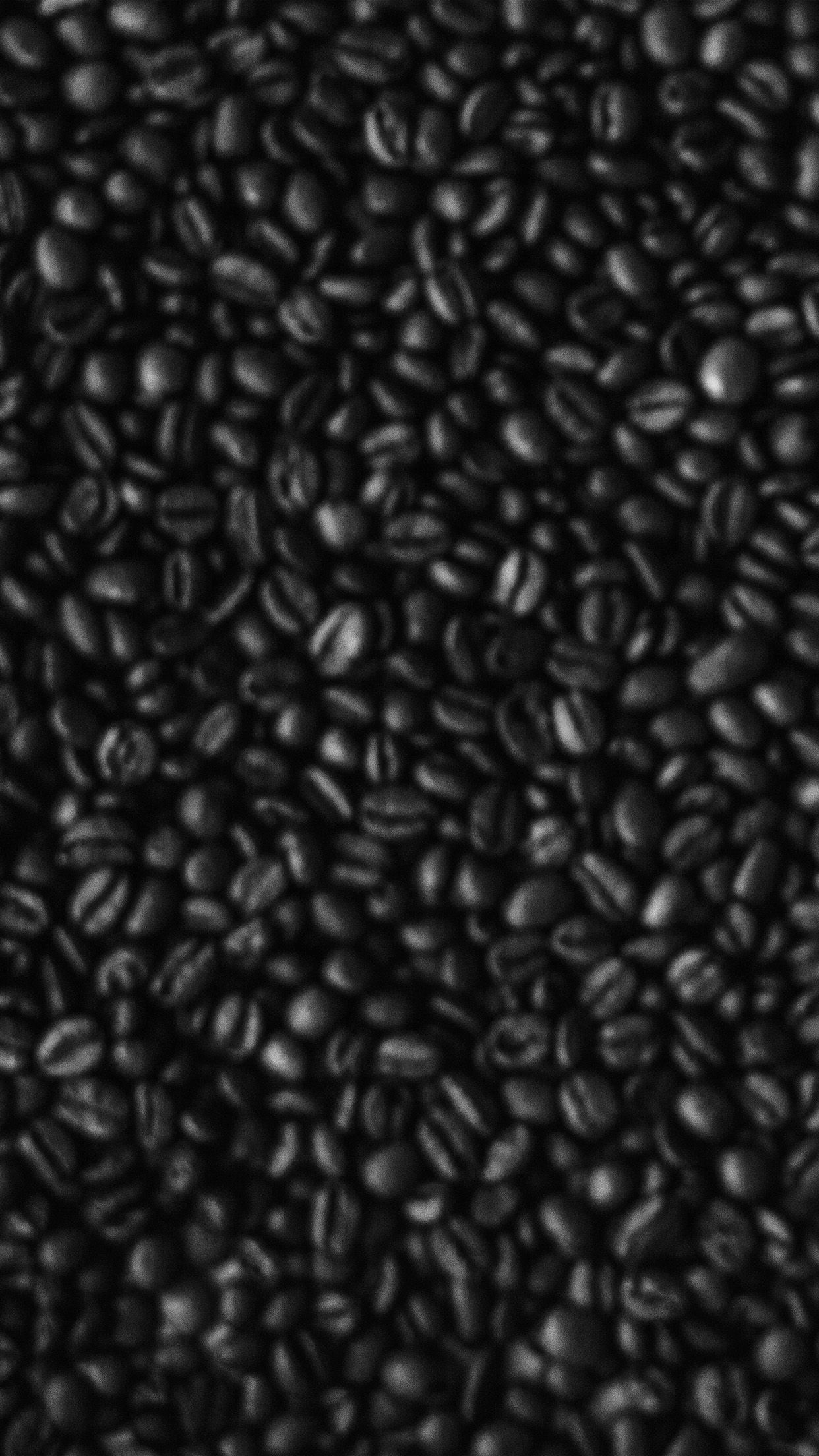 1242x2208 Coffee Dark Bokeh Pattern Bw Wallpaper
